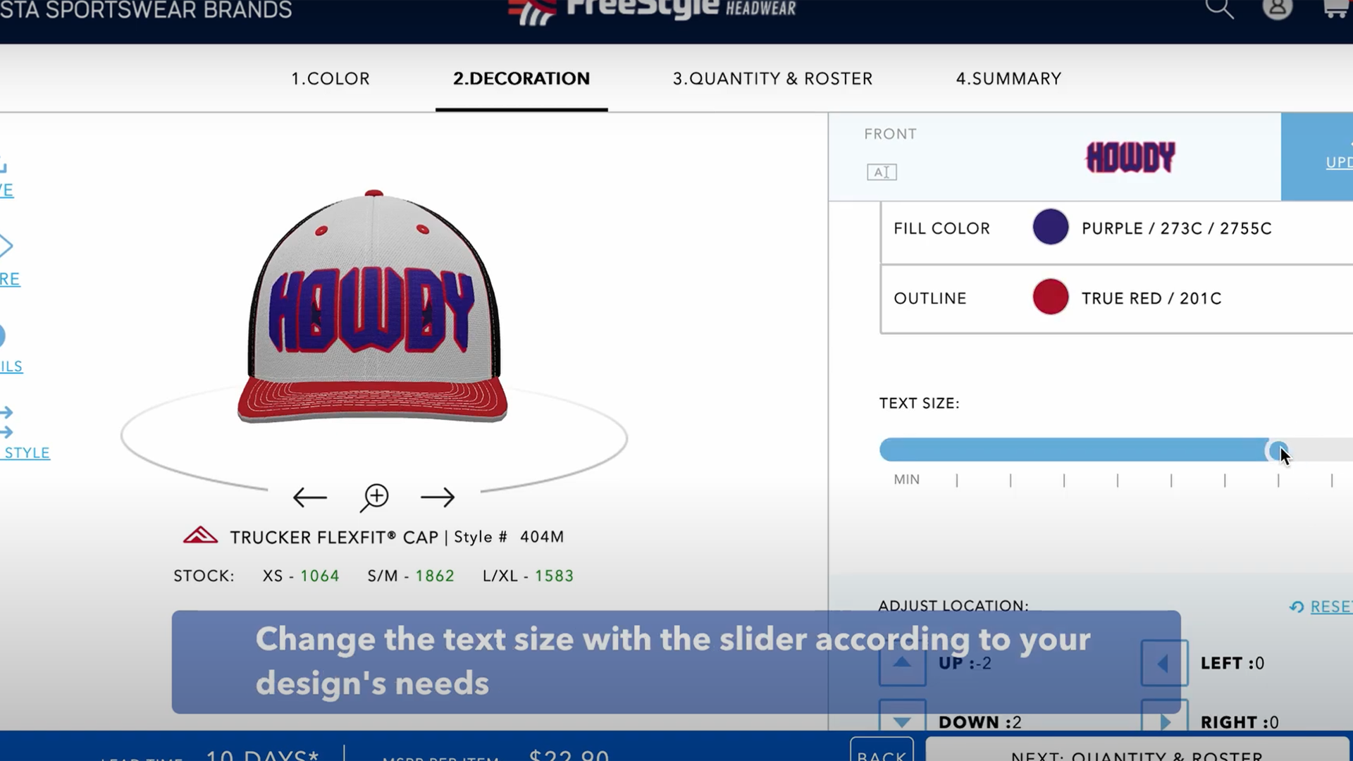 FreeStyle Headwear Video Tutorial Series - Step 2: Decoration