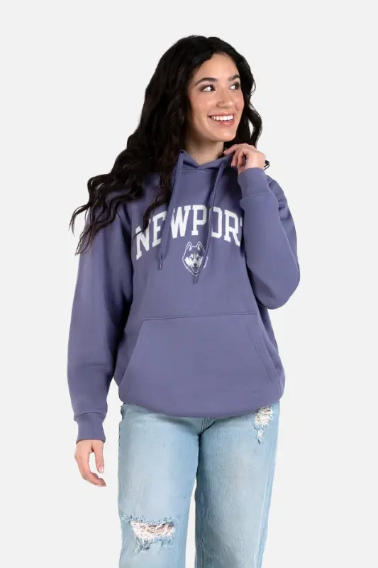 Young woman wearing an Augusta Sportswear Hoodie