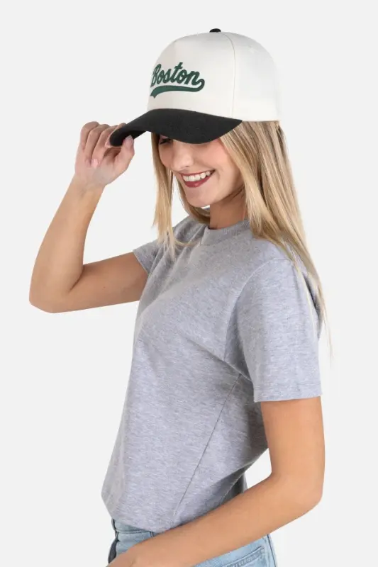 Young woman wearing a Pacific Headwear cap