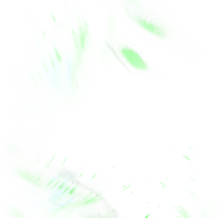decorative green flares