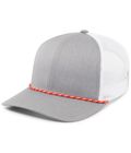 Red/Heather Grey/White