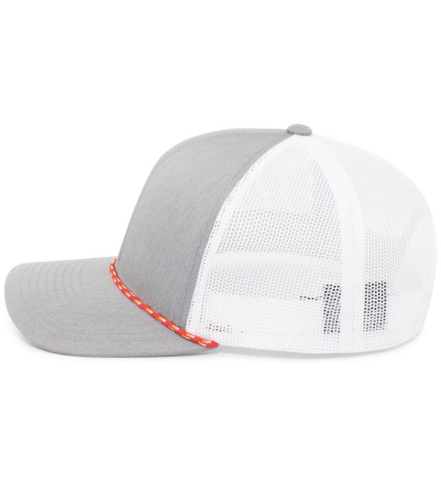 Pacific Headwear Trucker Snapback Cap â€" Classic Mesh Breathable, Structured Fit & Adjustable Sports Hat 6Y (Pack Of 2