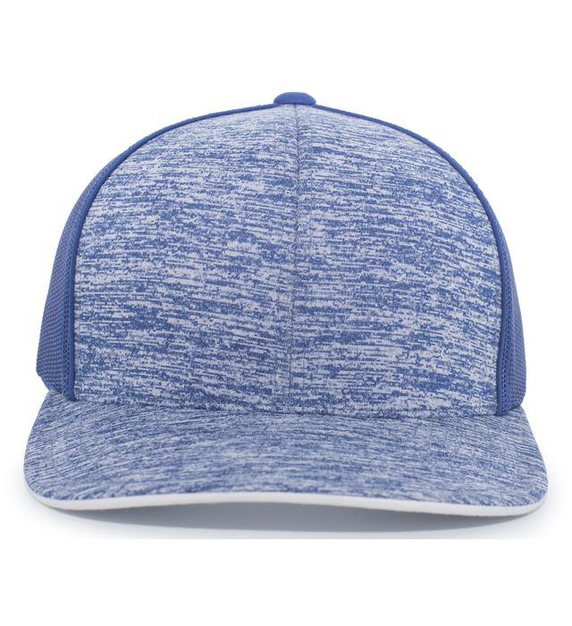 Pacific Headwear 106C | Aggressive Heather Trucker Snapback Cap