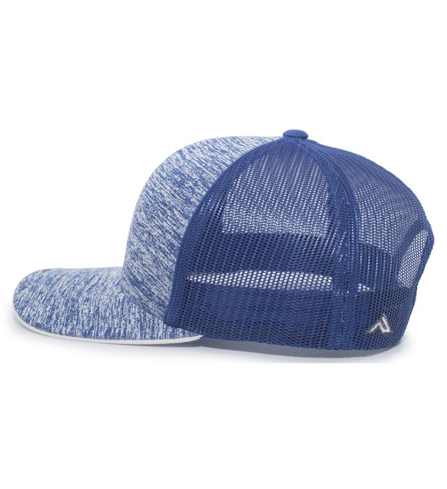 Pacific Headwear 106C | Aggressive Heather Trucker Snapback Cap