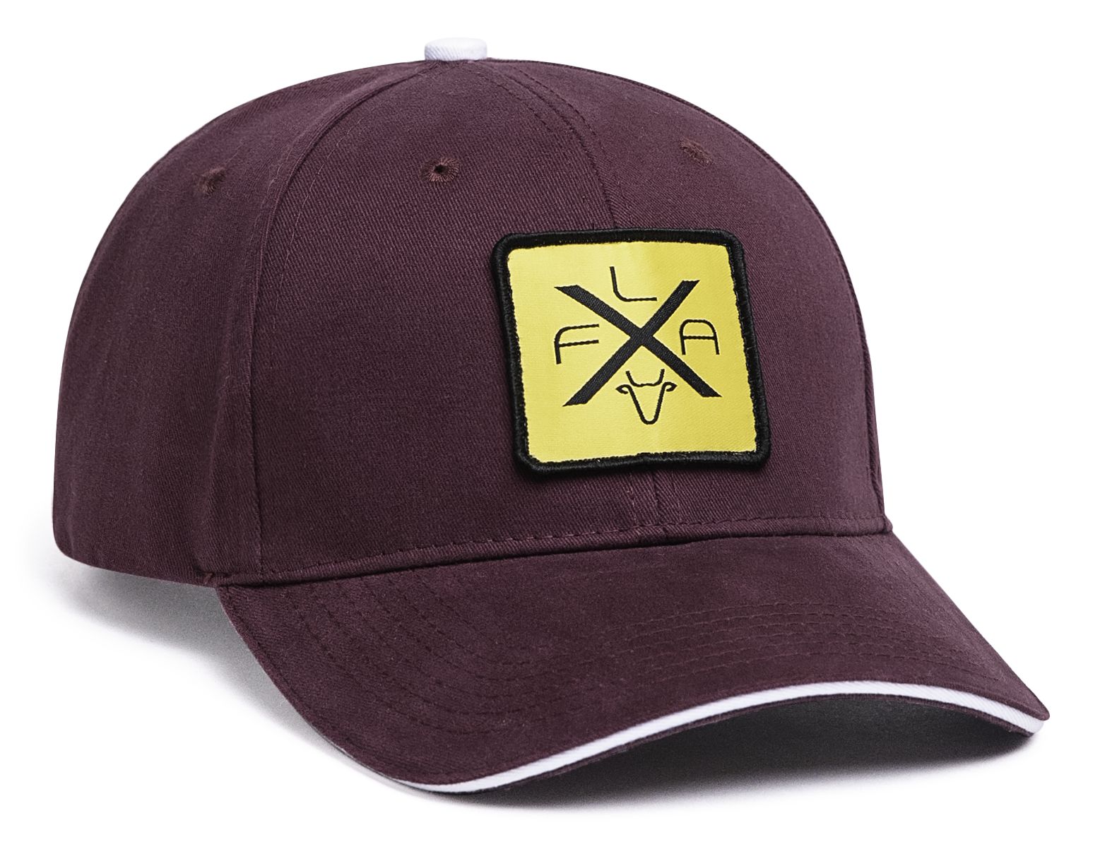 Brushed Twill Cap With Sandwich Bill