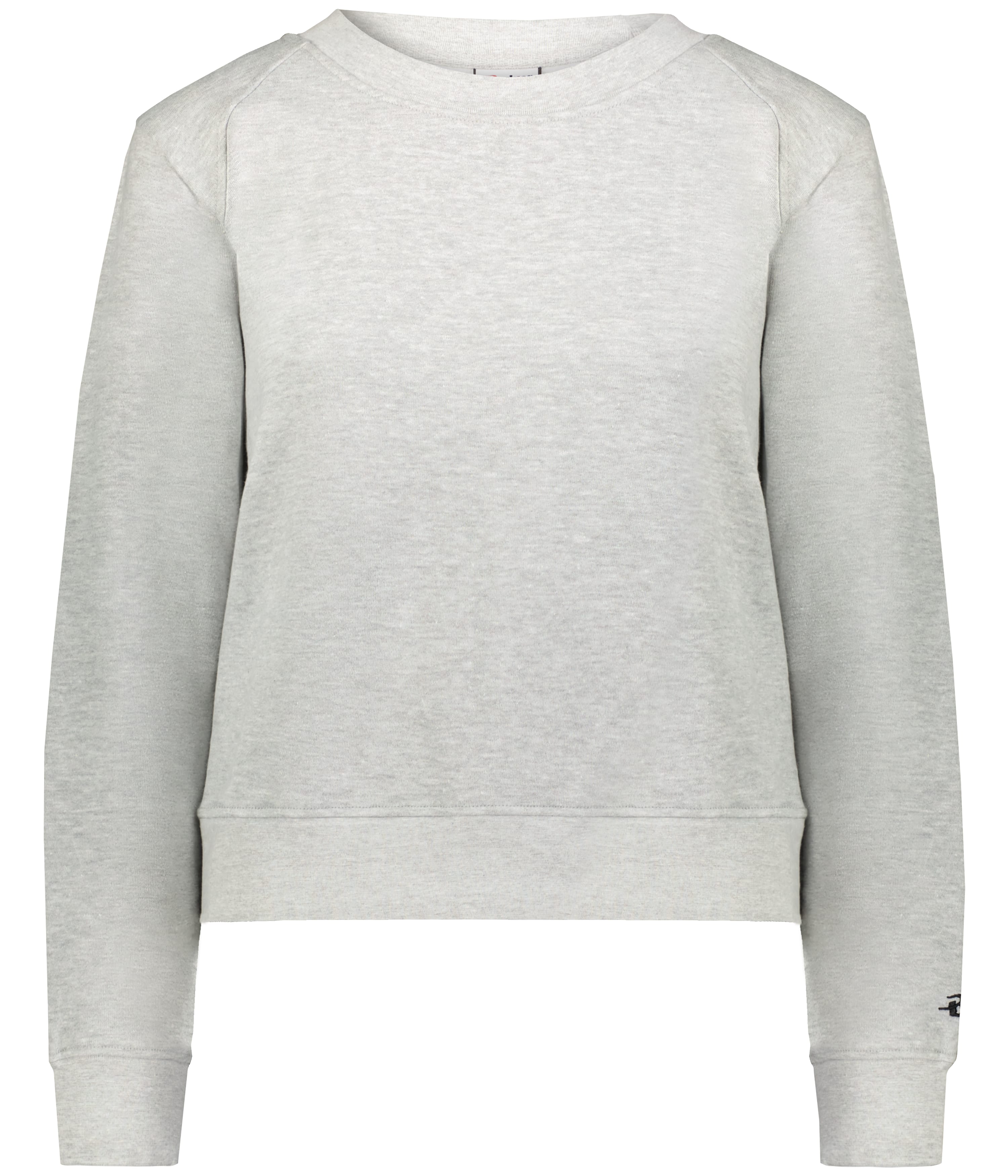 LADIES ATHLETIC FLEECE CROP CREW