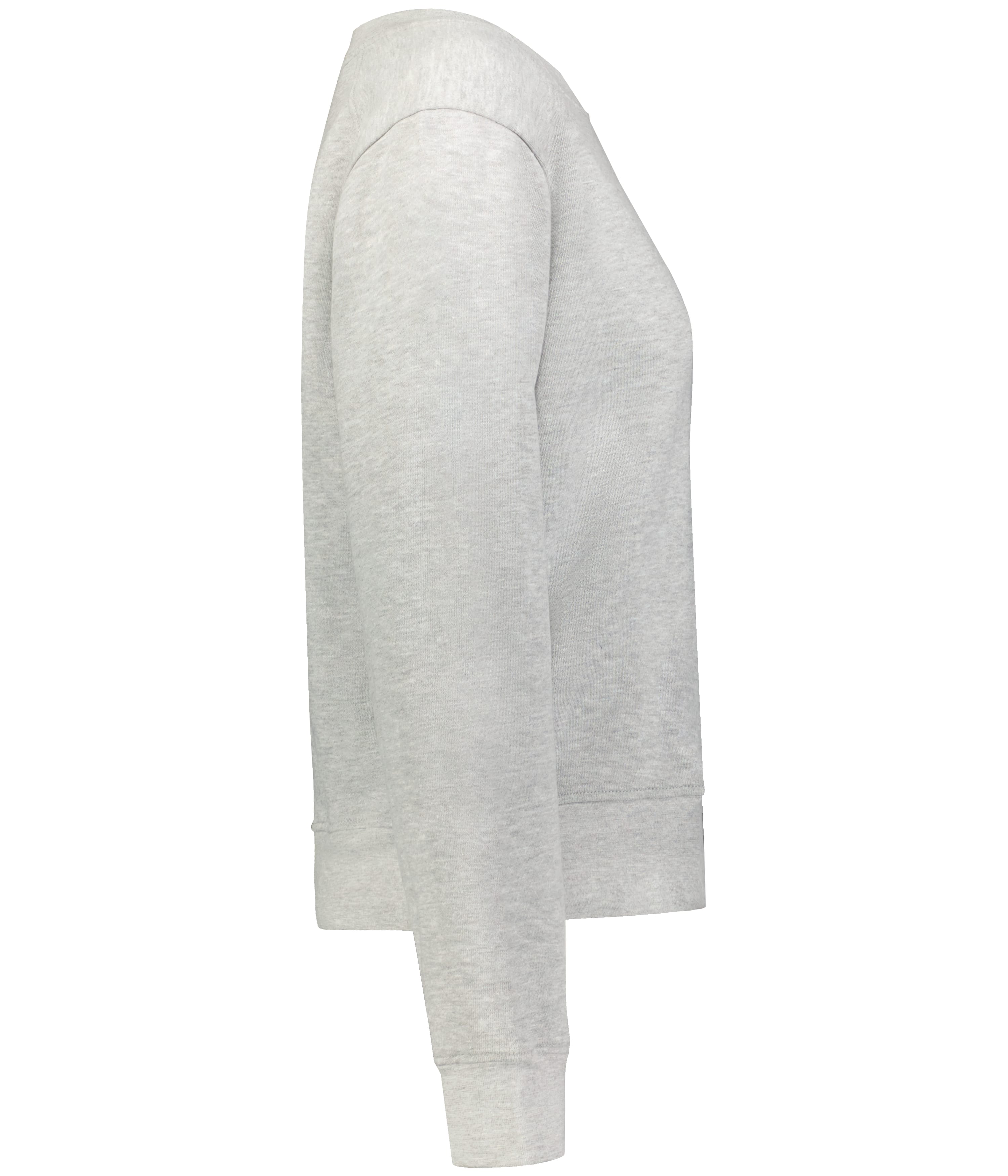 LADIES ATHLETIC FLEECE CROP CREW