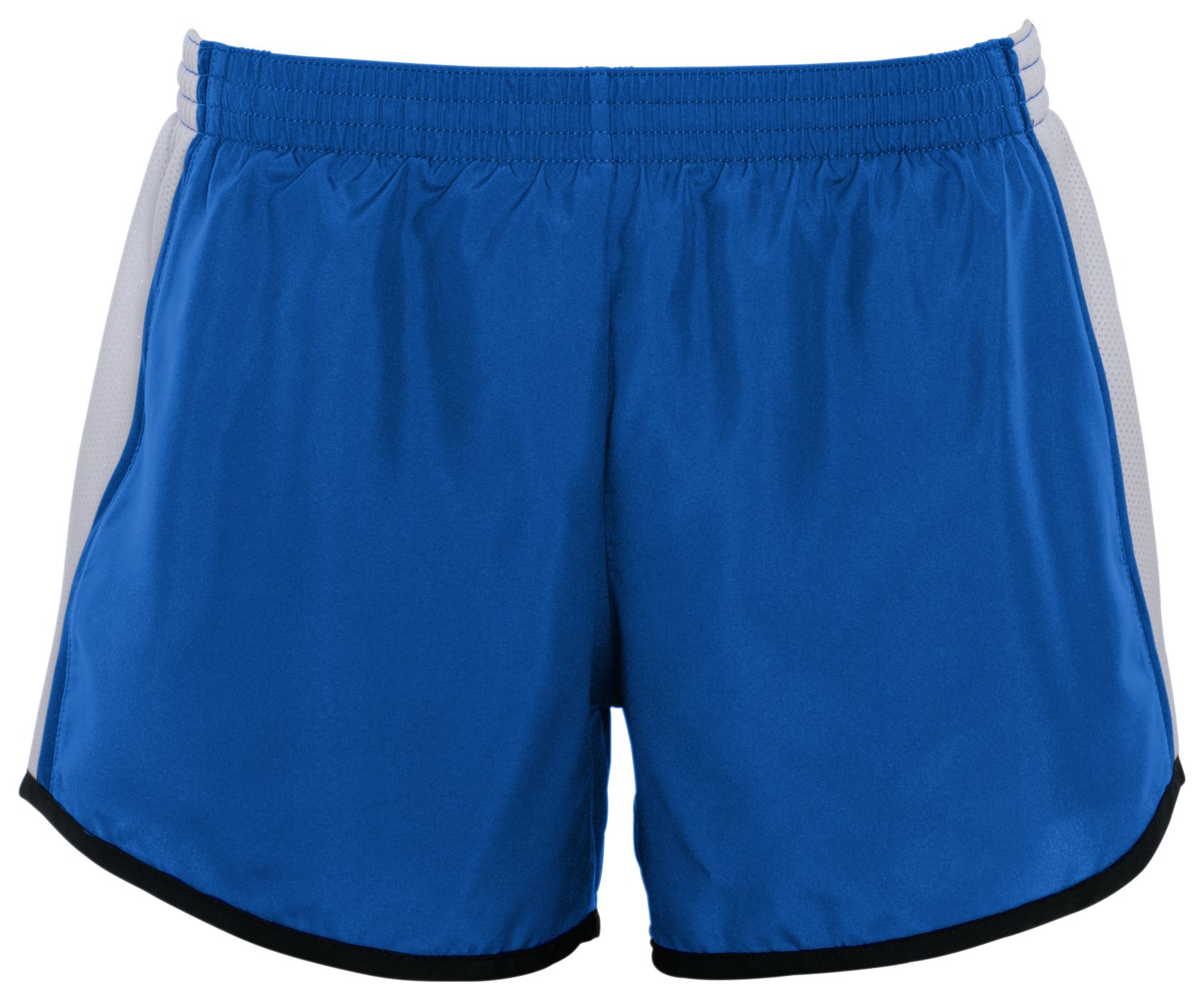 Augusta Sportswear 1265 Ladies Pulse Shorts in ROYAL/WHITE/BLACK