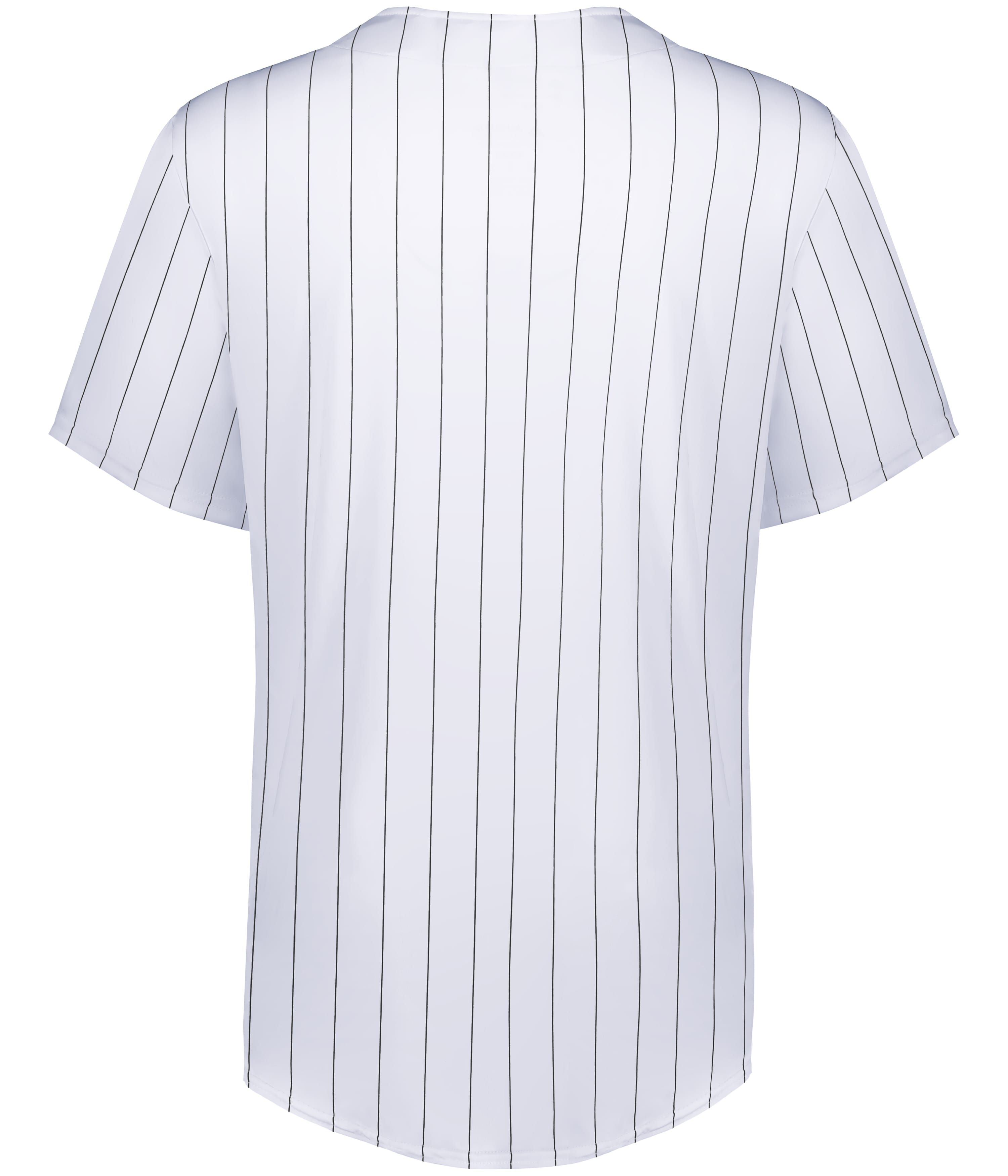 Pinstripe Full-Button Baseball Jersey