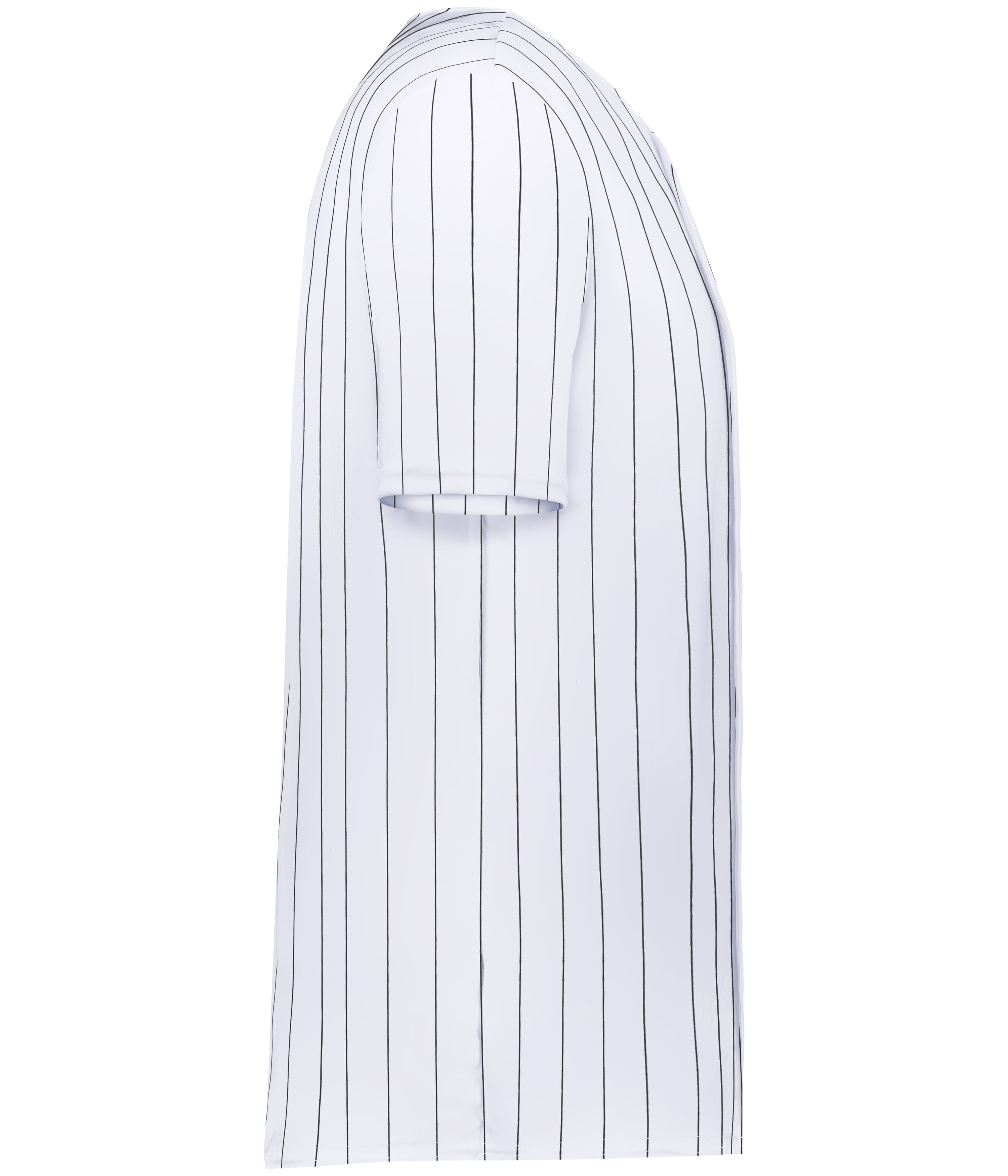 Pinstripe Full-Button Baseball Jersey