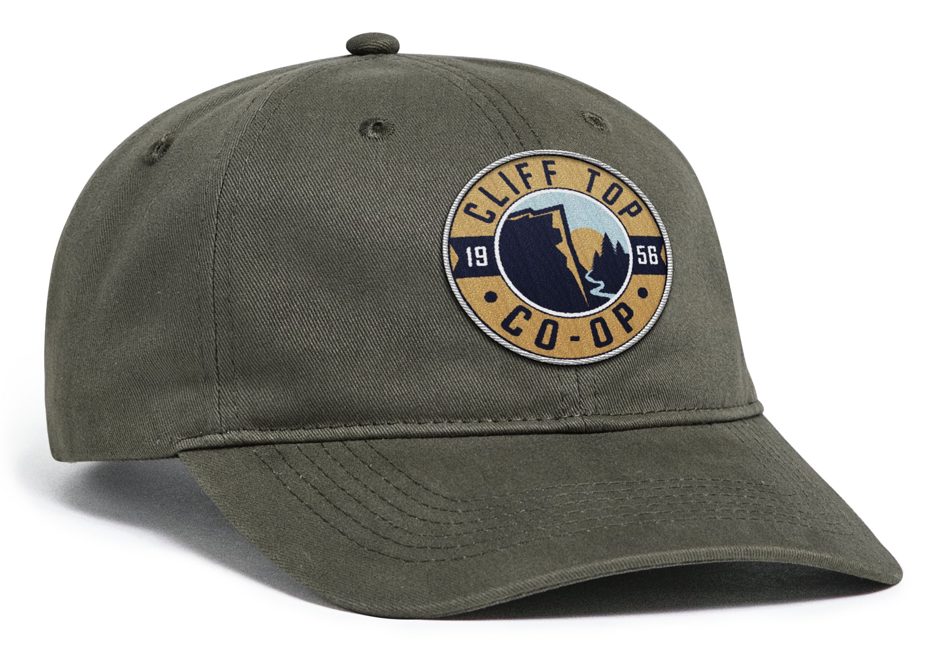 Brushed Cotton Twill Buckle Strap Adjustable Cap