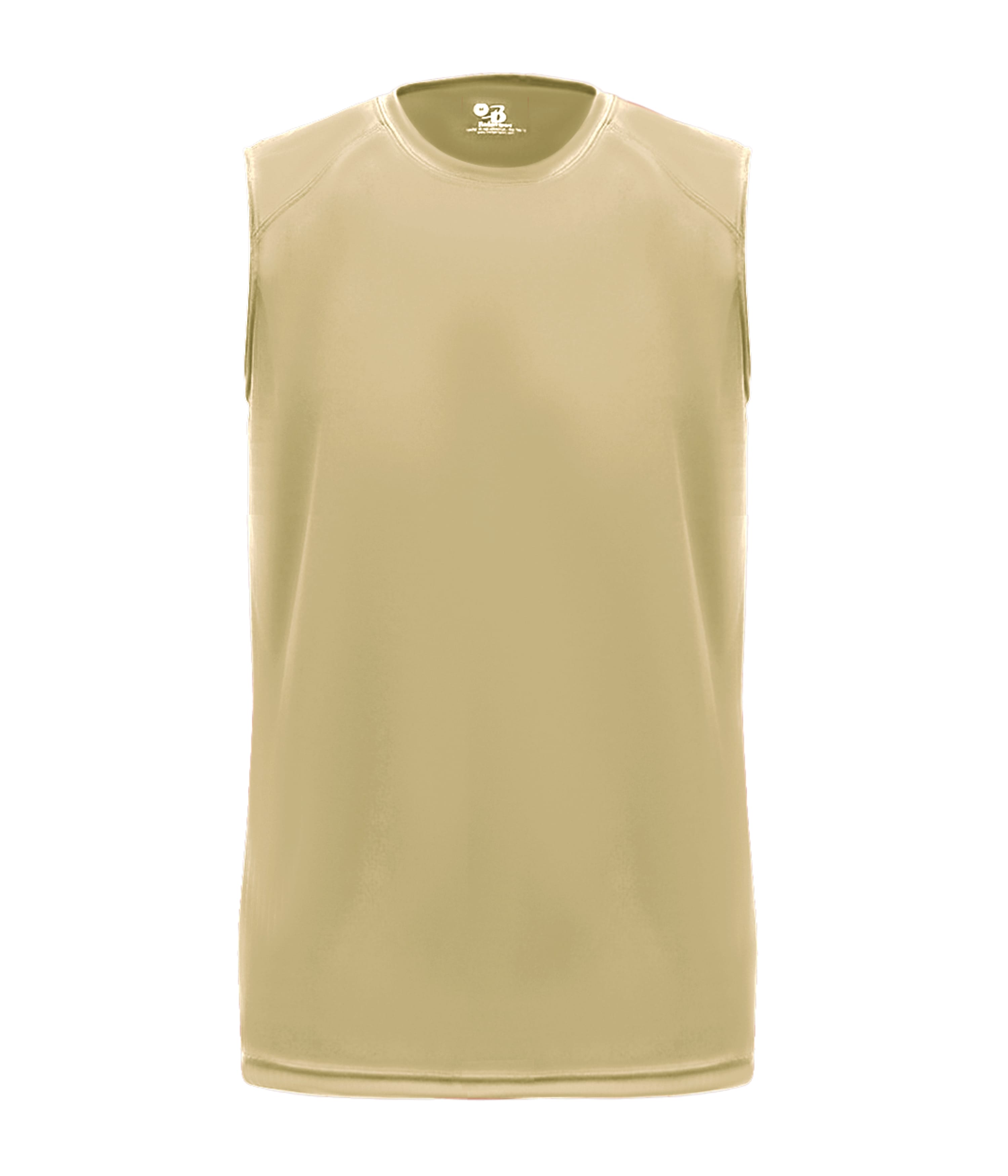 YOUTH B-CORE SLEEVELESS TEE - VEGAS GOLD