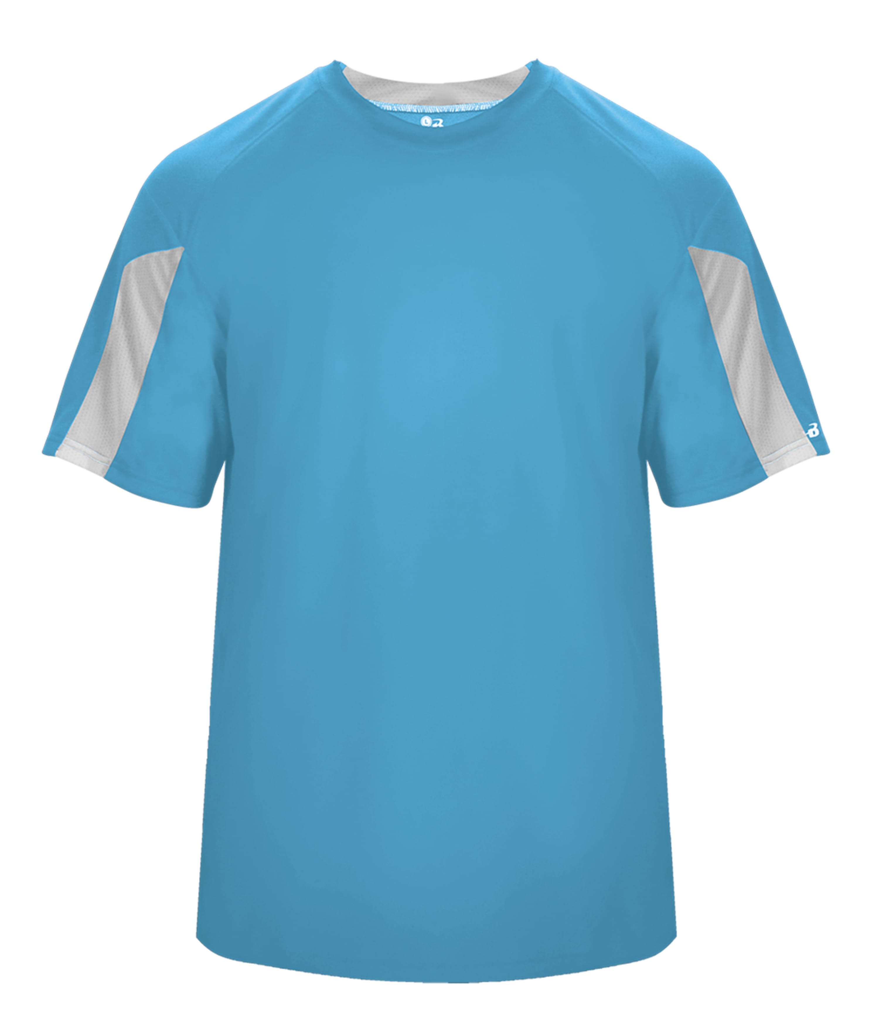 STRIKER YOUTH TEE - COLUMBIA BLUE/WHITE (BA)