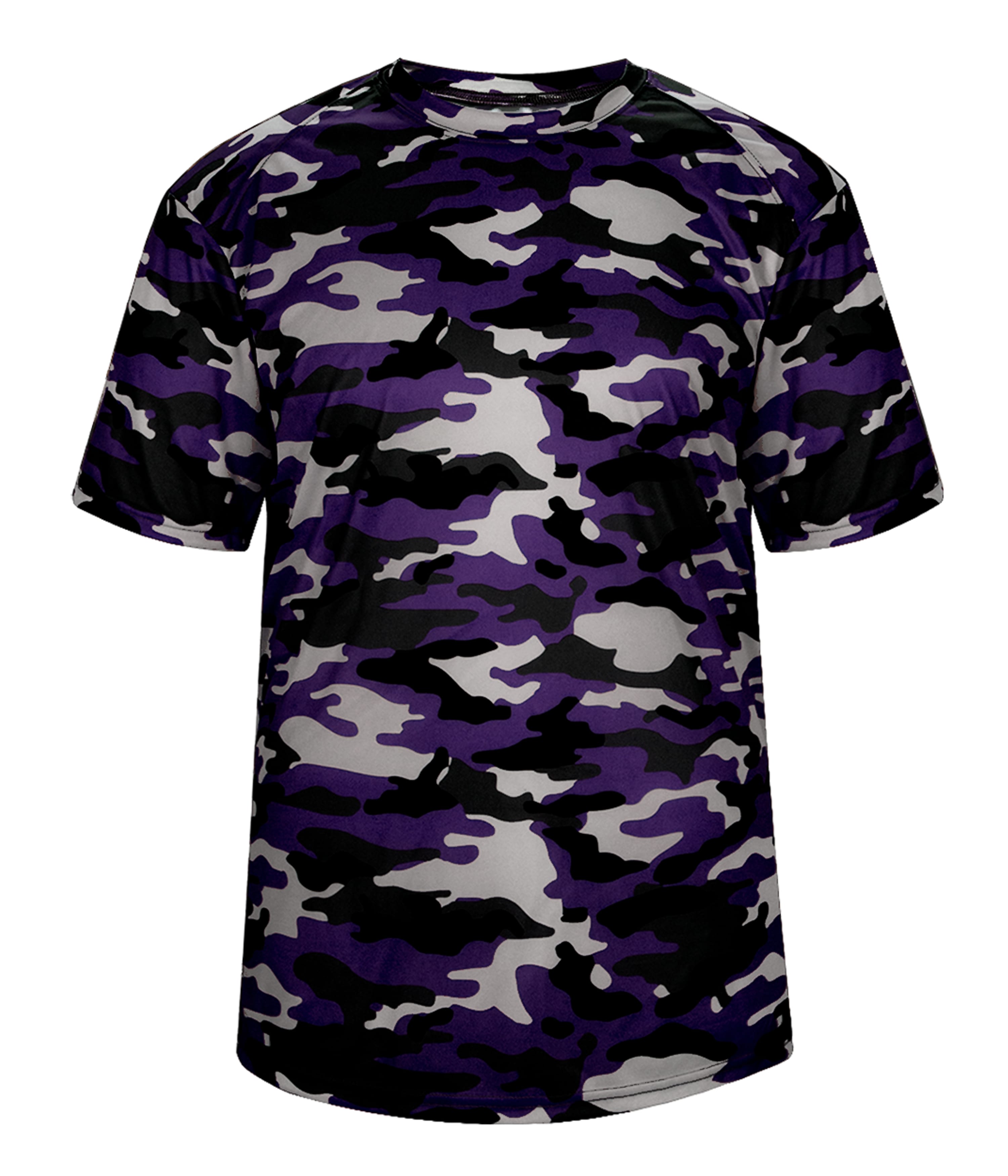 YOUTH CAMO TEE - PURPLE CAMO (BA)