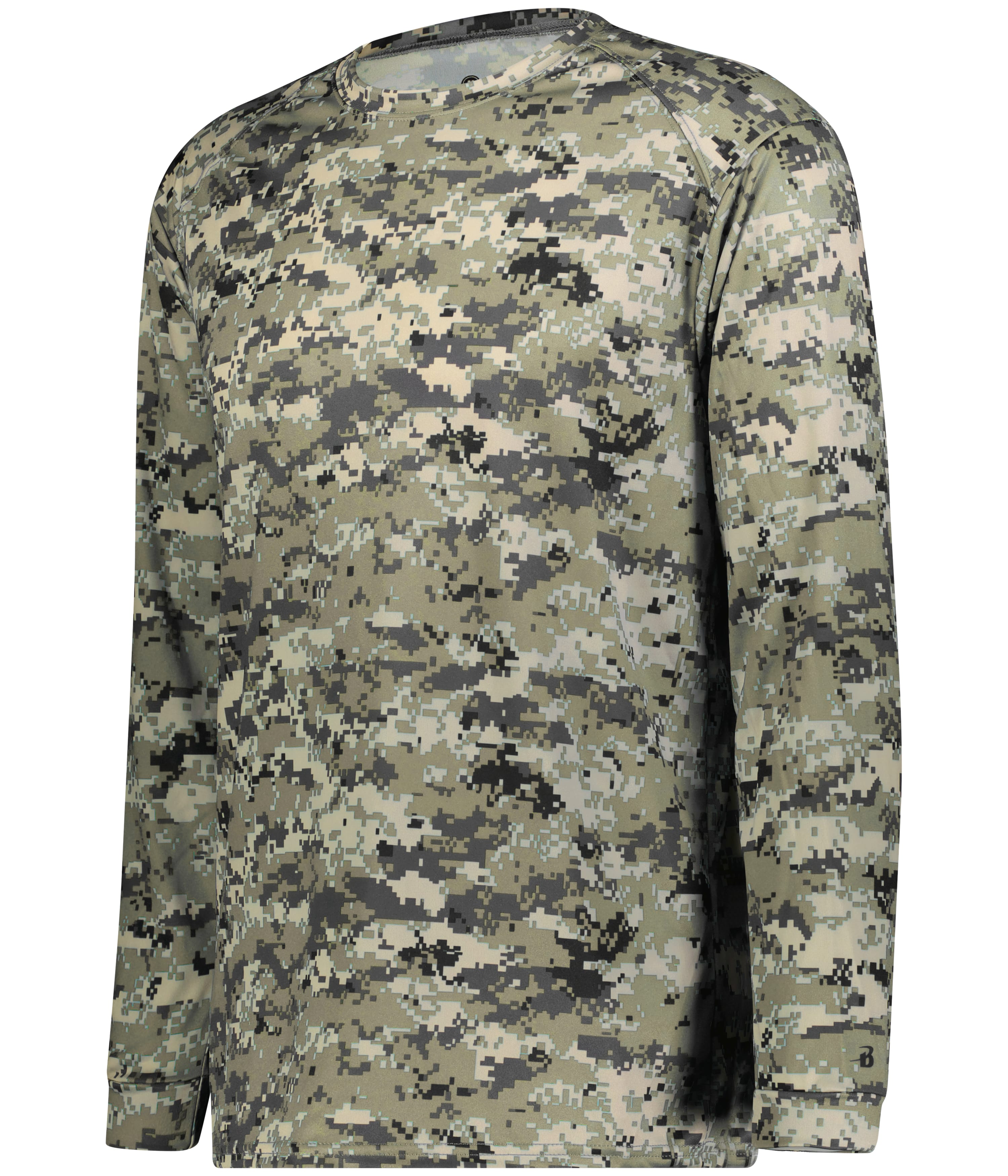 YOUTH DIGITAL LONG SLEEVE TEE - SAND DIGITAL (BA)
