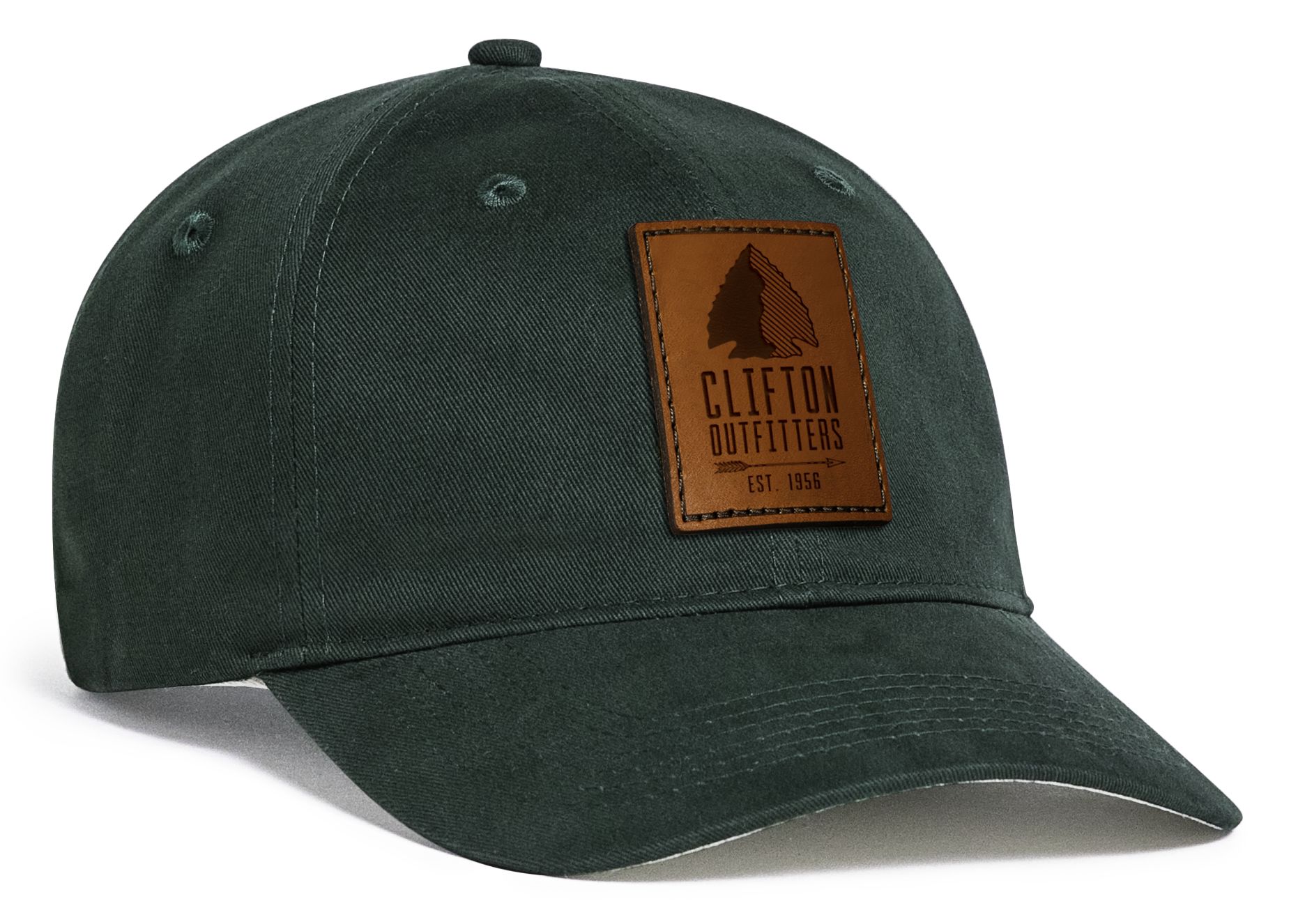 Brushed Cotton Twill Hook-And-Loop Adjustable Cap