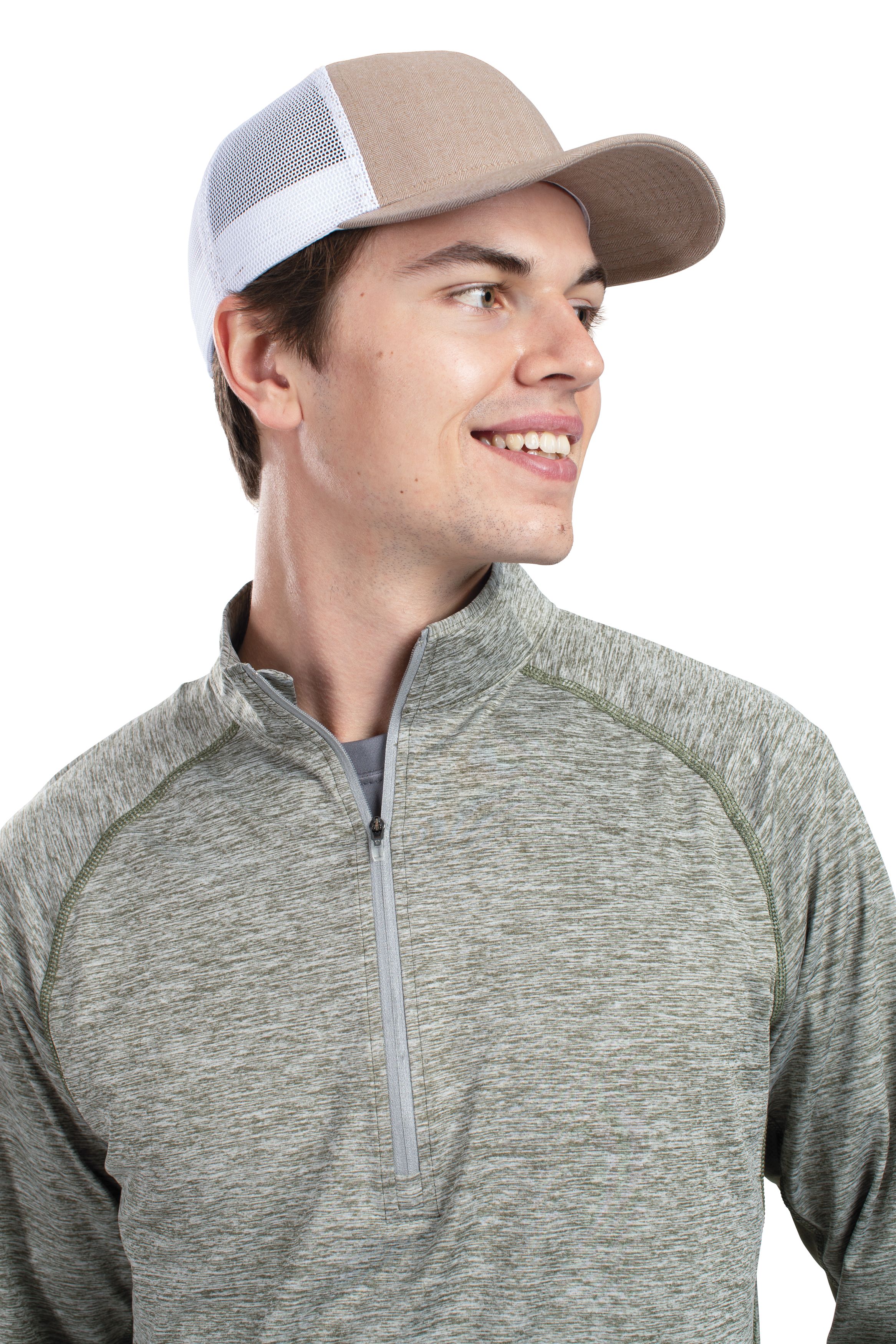 Herringbone Trucker Cap