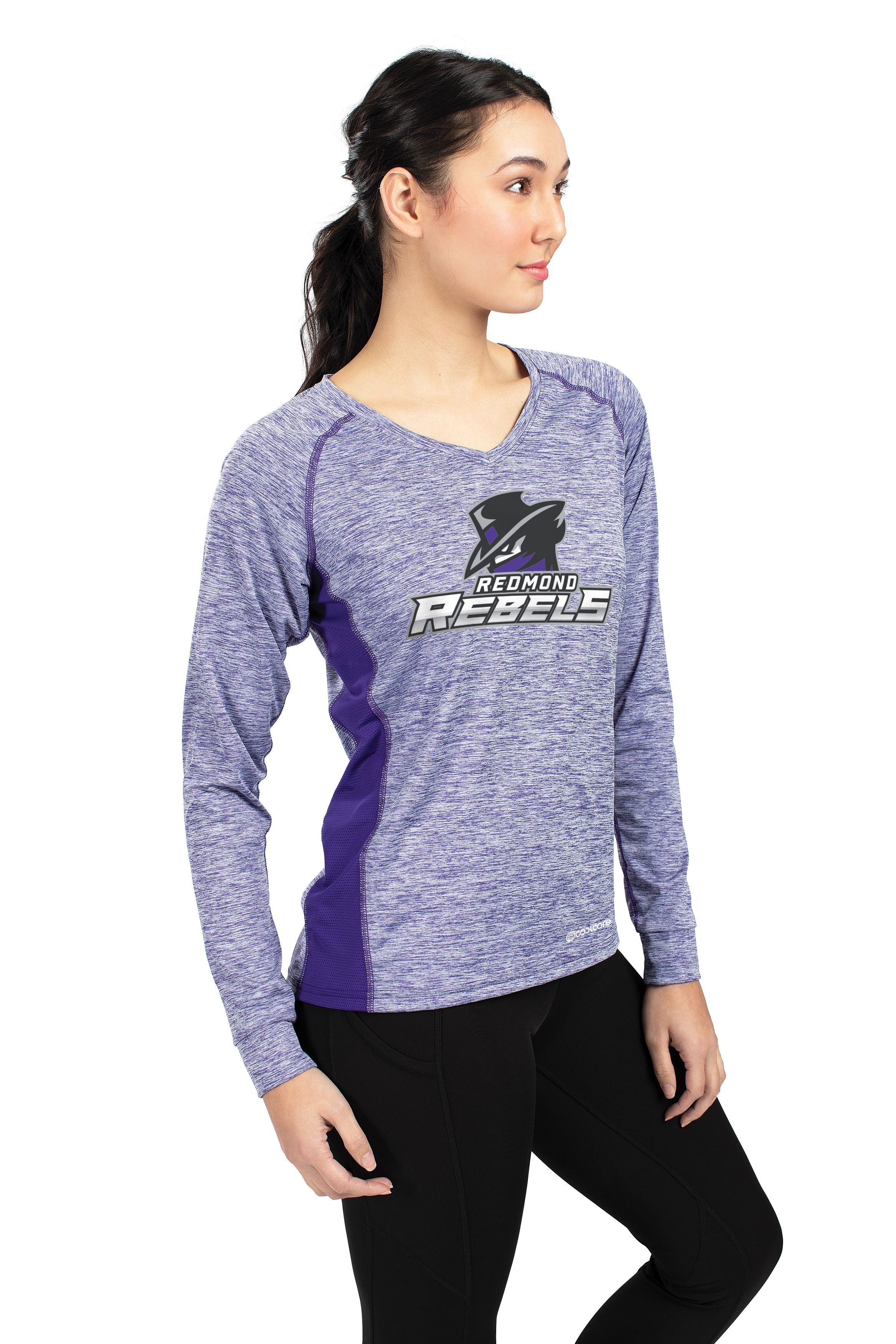 Ladies Electrify Long Sleeve Tee Powered by Coolcore®