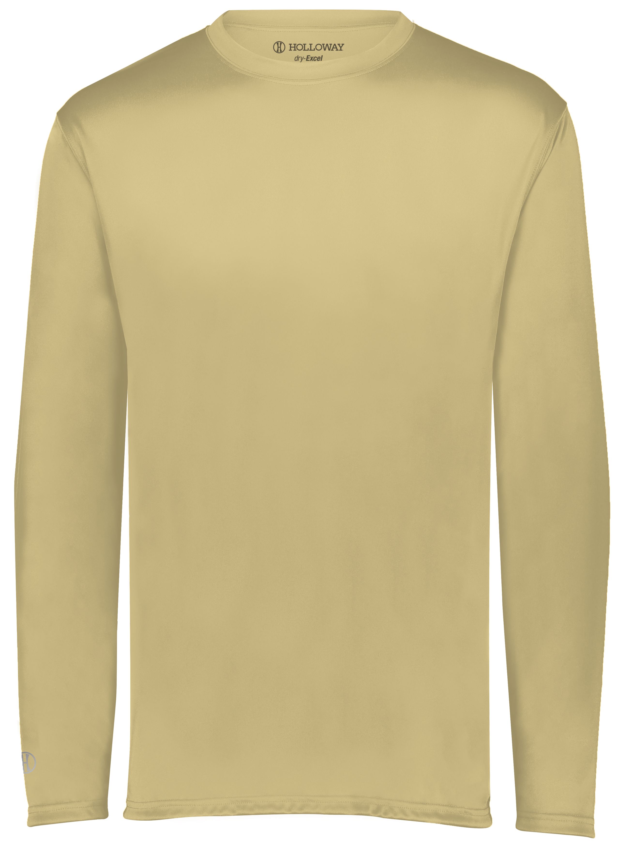 Holloway 222822 Momentum Long Sleeve Tee in VEGAS GOLD