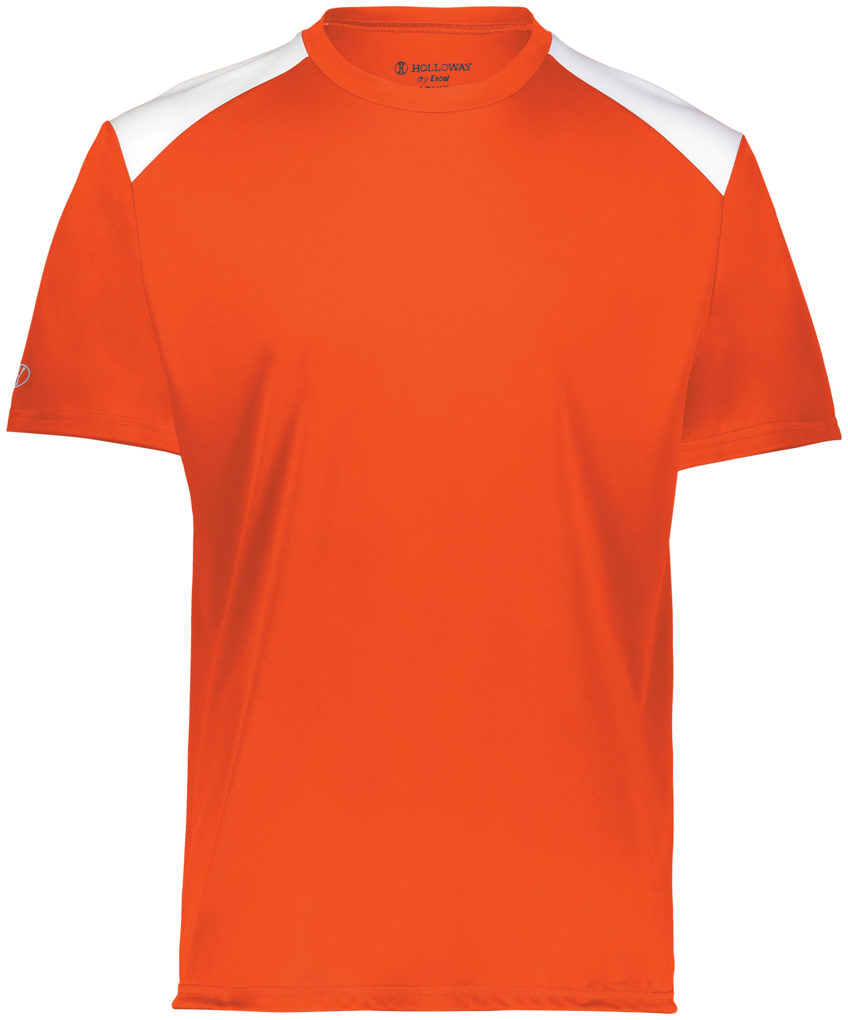 Holloway 223501 Momentum Team Tee in ORANGE/WHITE