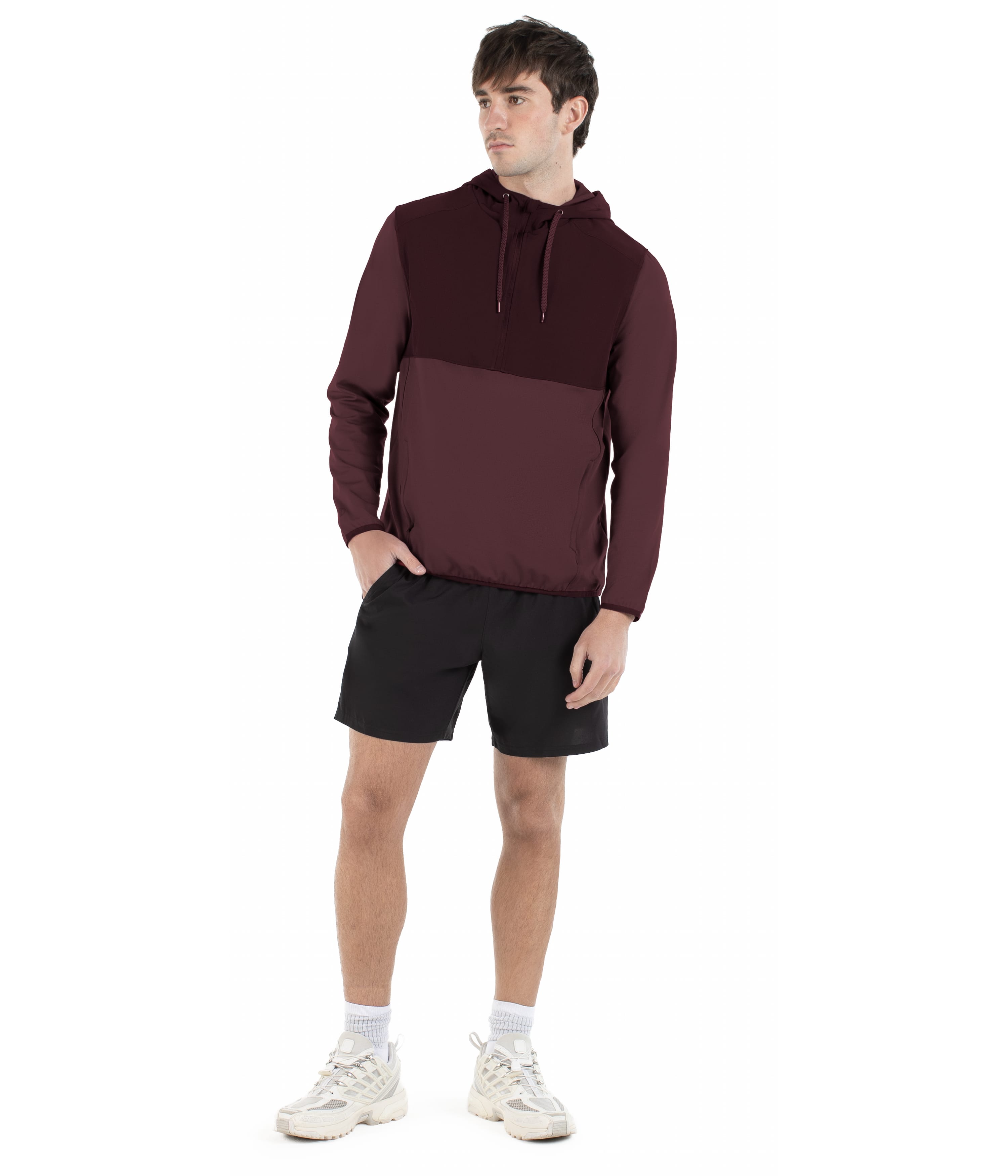 CITY STRETCH HYBRID PULLOVER HOODIE