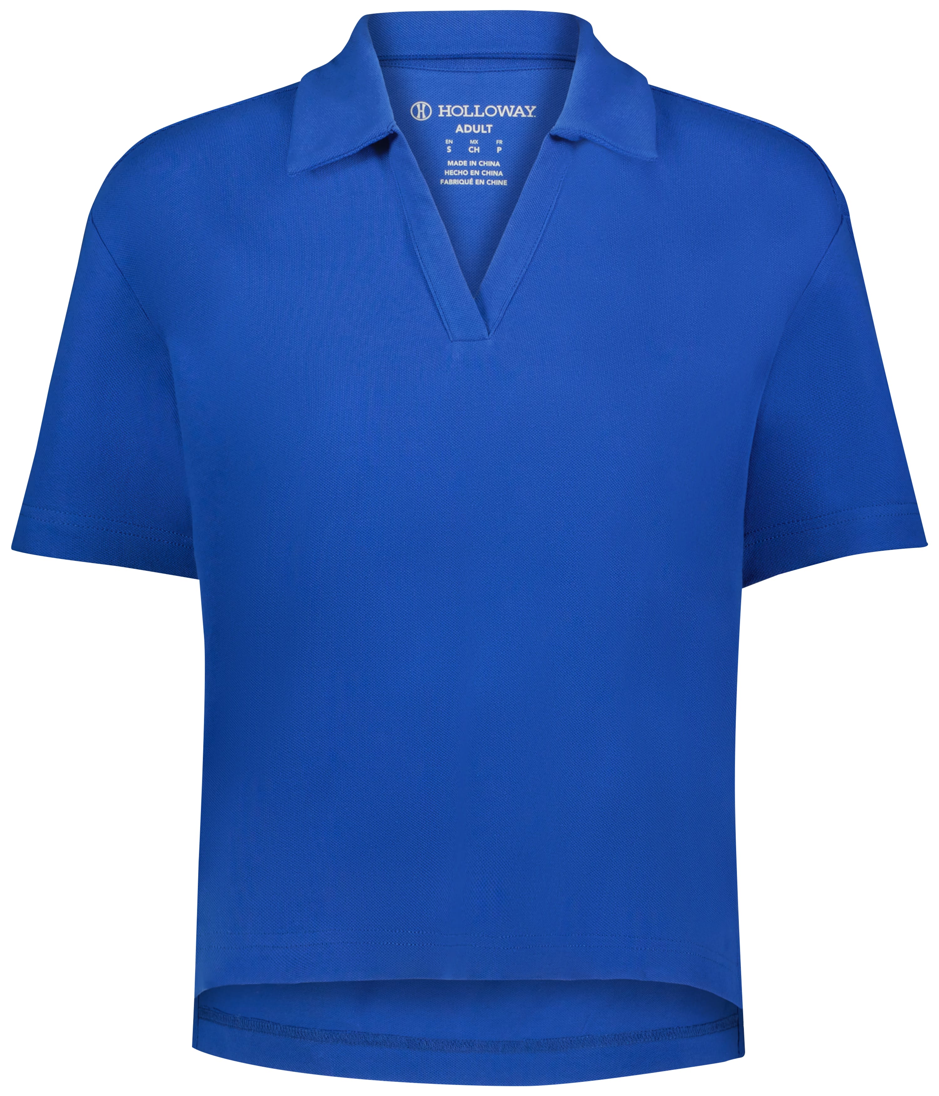 Holloway 226372 Ladies Core Cotton Waist Length Polo in ROYAL