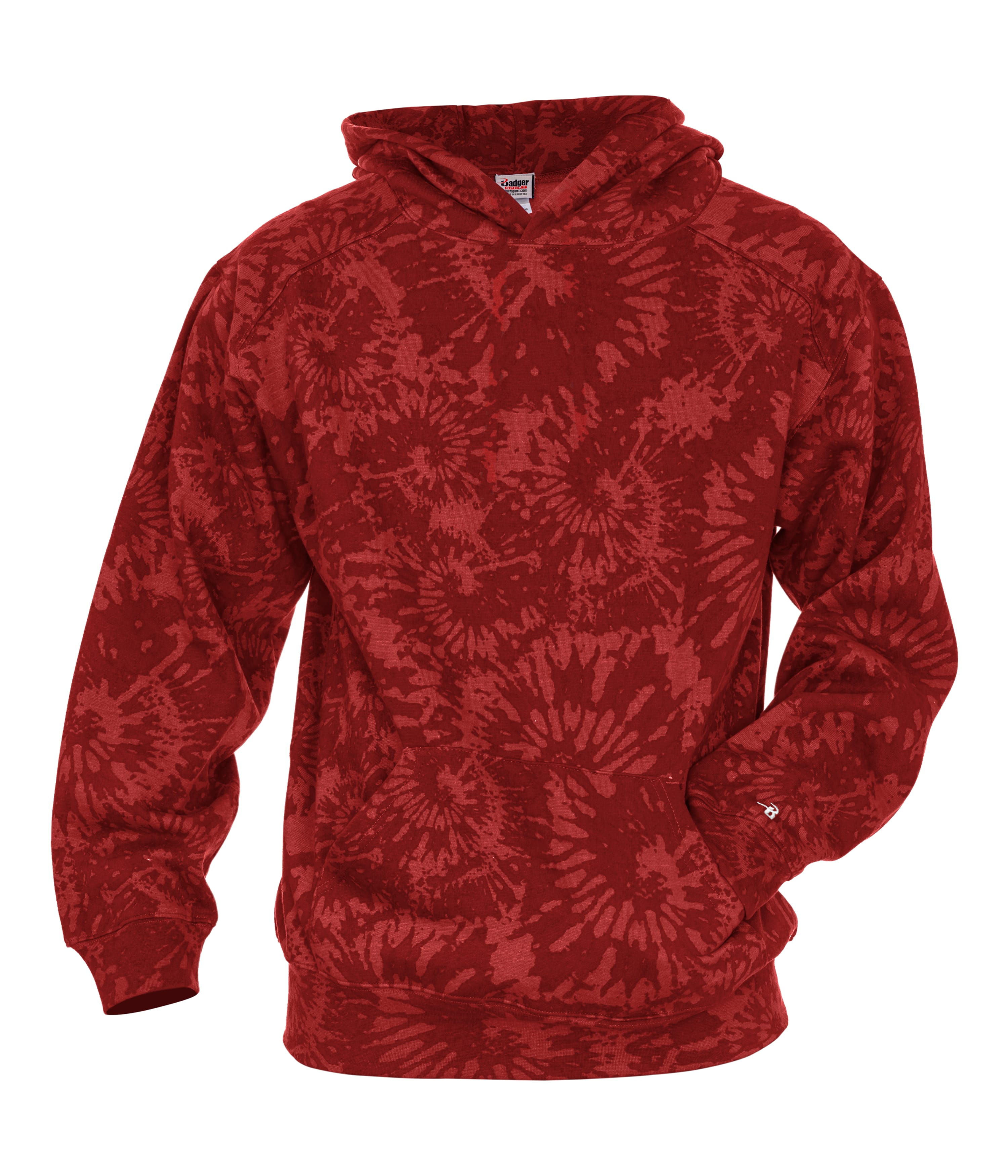 YOUTH ATHLETIC FLEECE TIE-DYE HOODIE