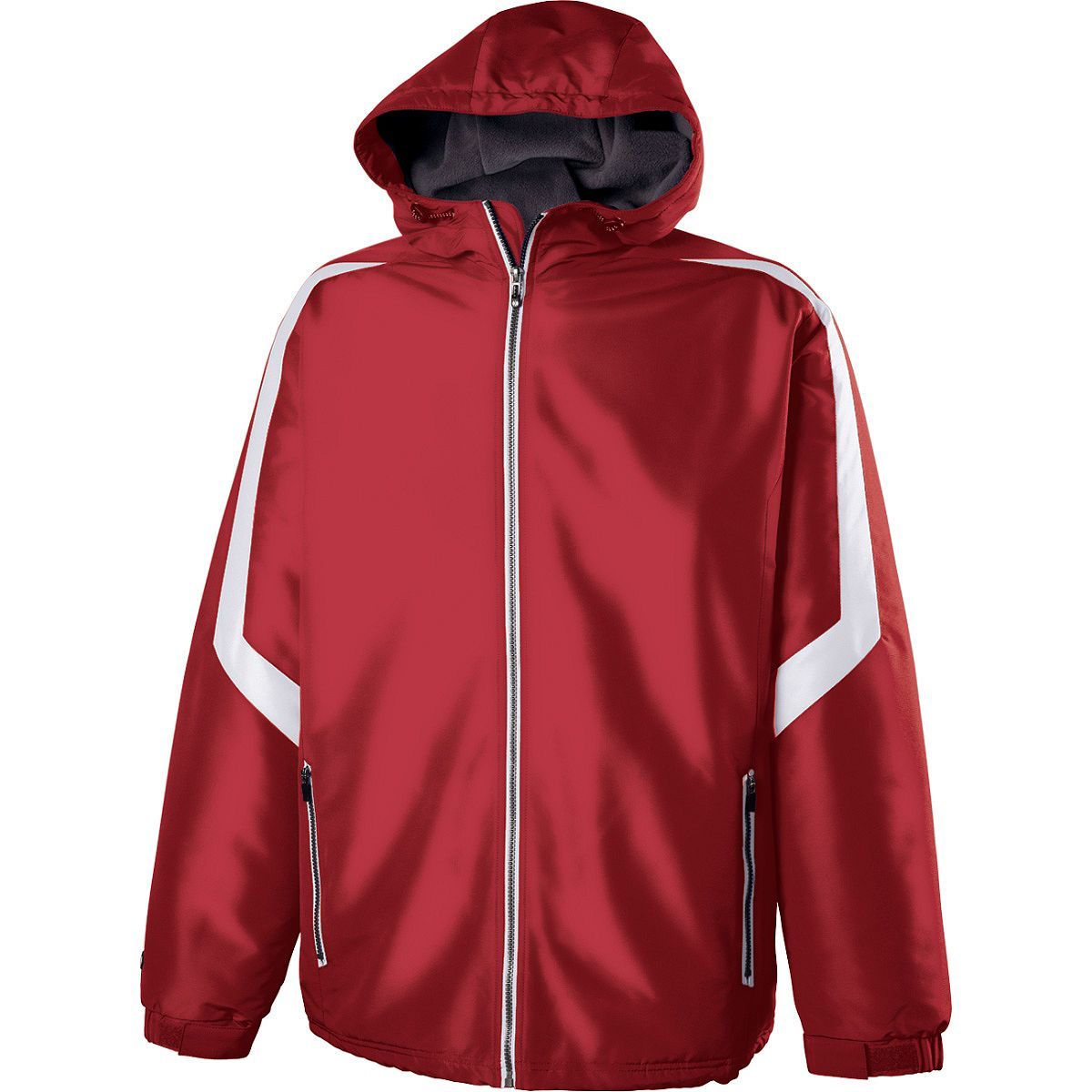 Youth Charger Jacket - SCARLET/WHITE