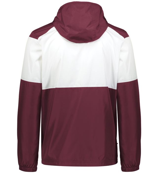 [週末限定] 新品45R HERITAGEオックスシャンブレー　ブルゾンパーカ WOMENS】Asymmetry Bicolor Jacket アシンメトリーバイカラー
