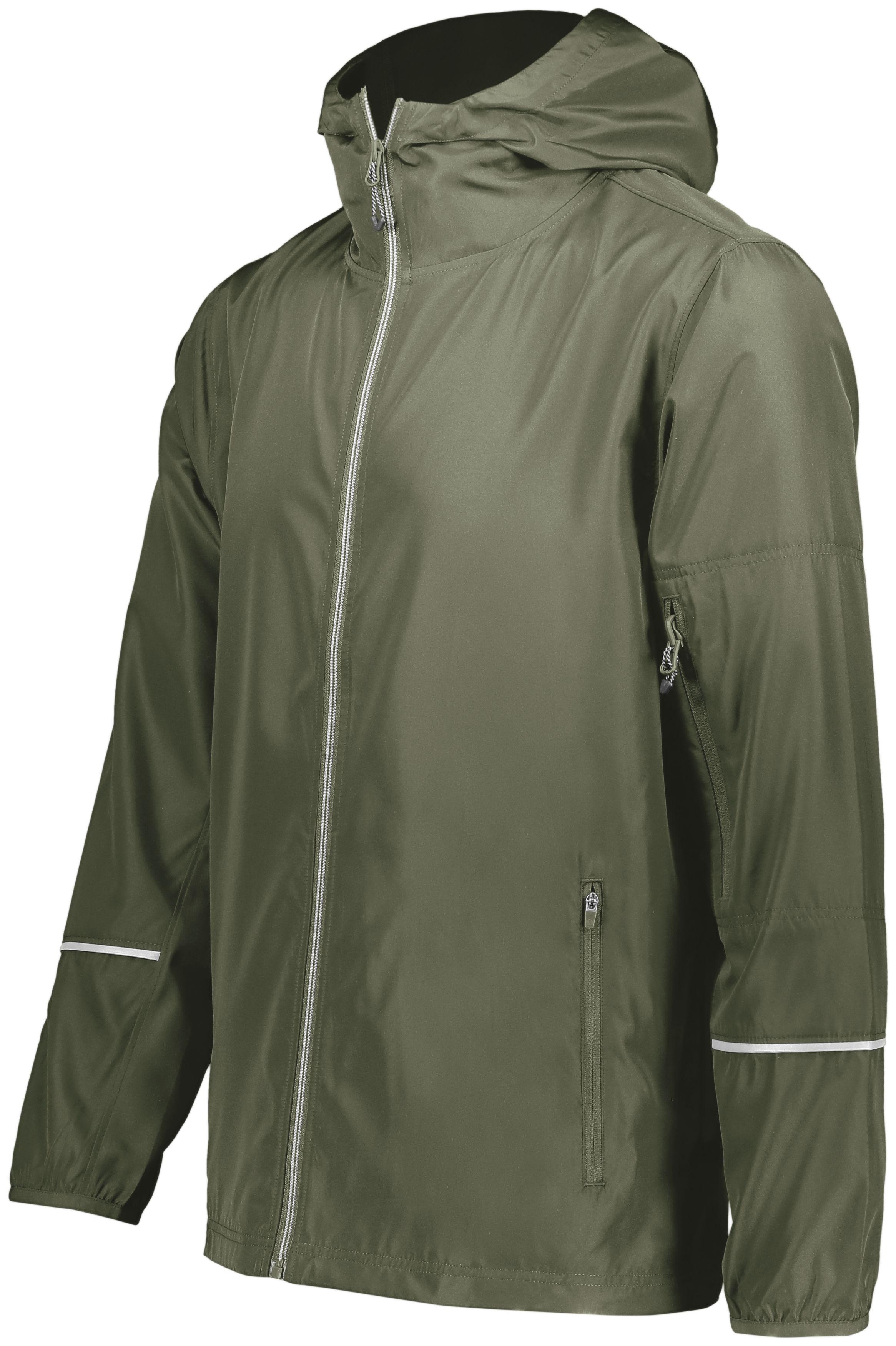 Packable Full Zip Jacket - OLIVE