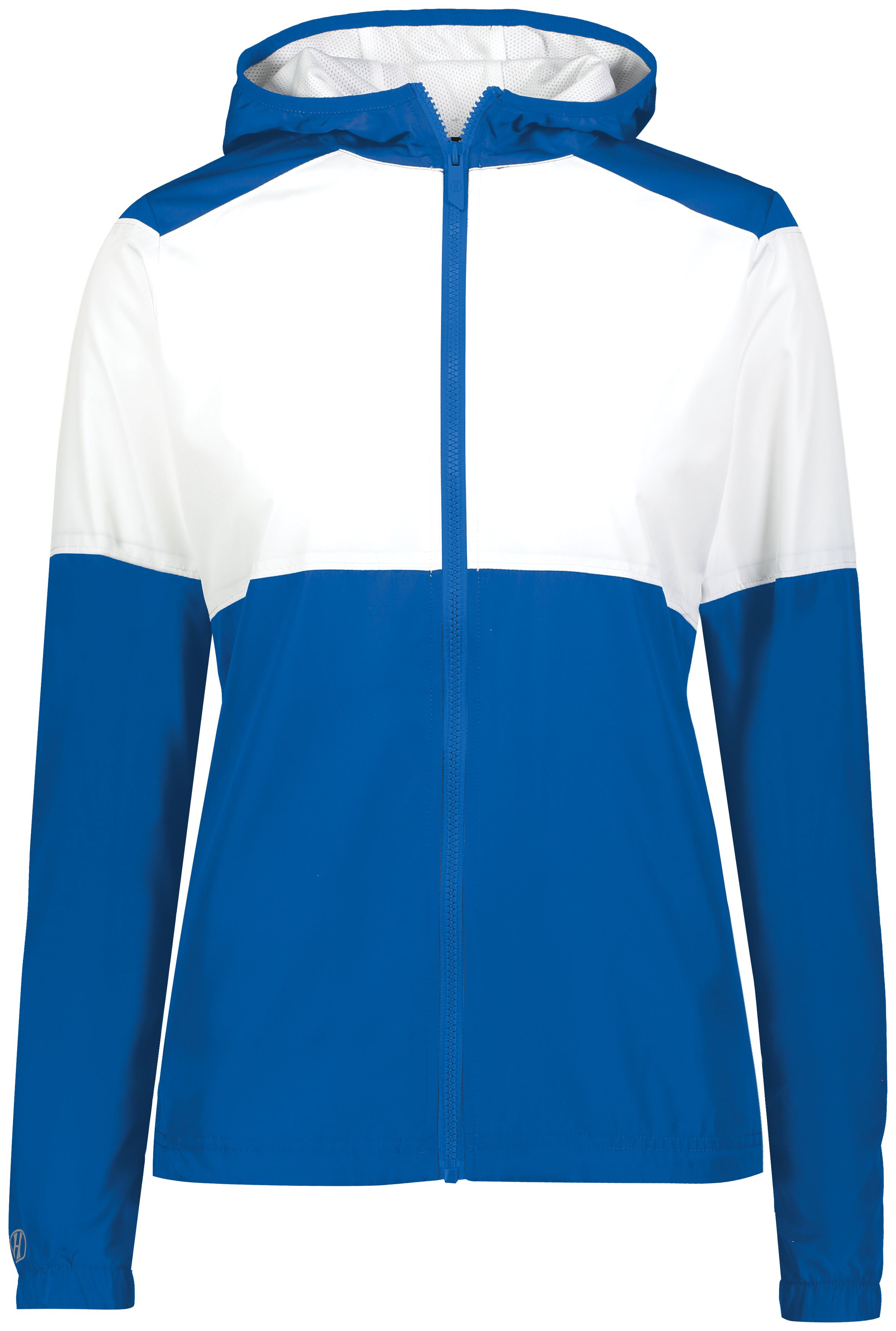 Holloway 229728 Ladies Seriesx Hooded Jacket in ROYAL/WHITE