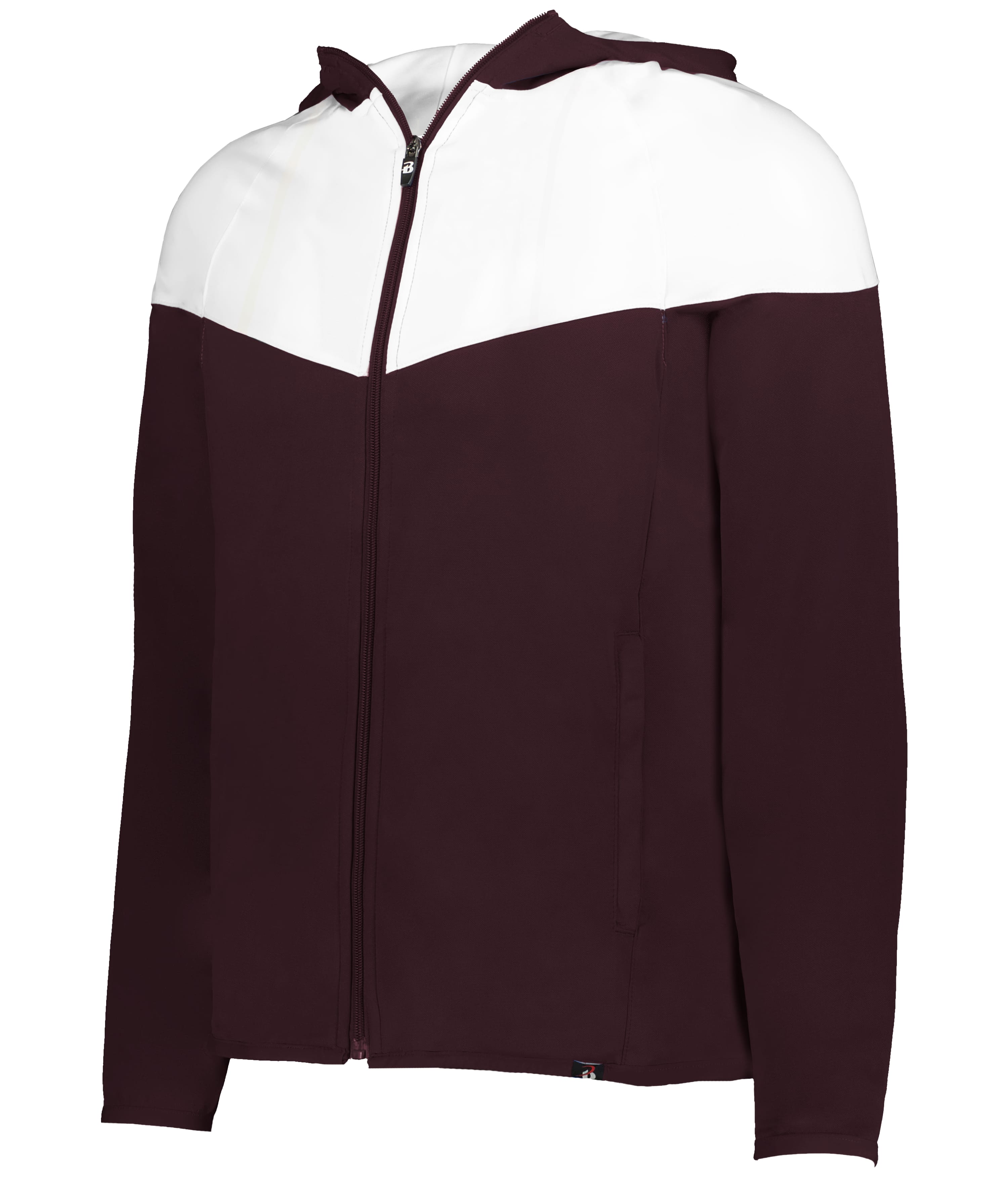 YOUTH SPRINT OUTER CORE JACKET - MAROON/WHITE (BA)