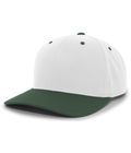 White/Dark Green