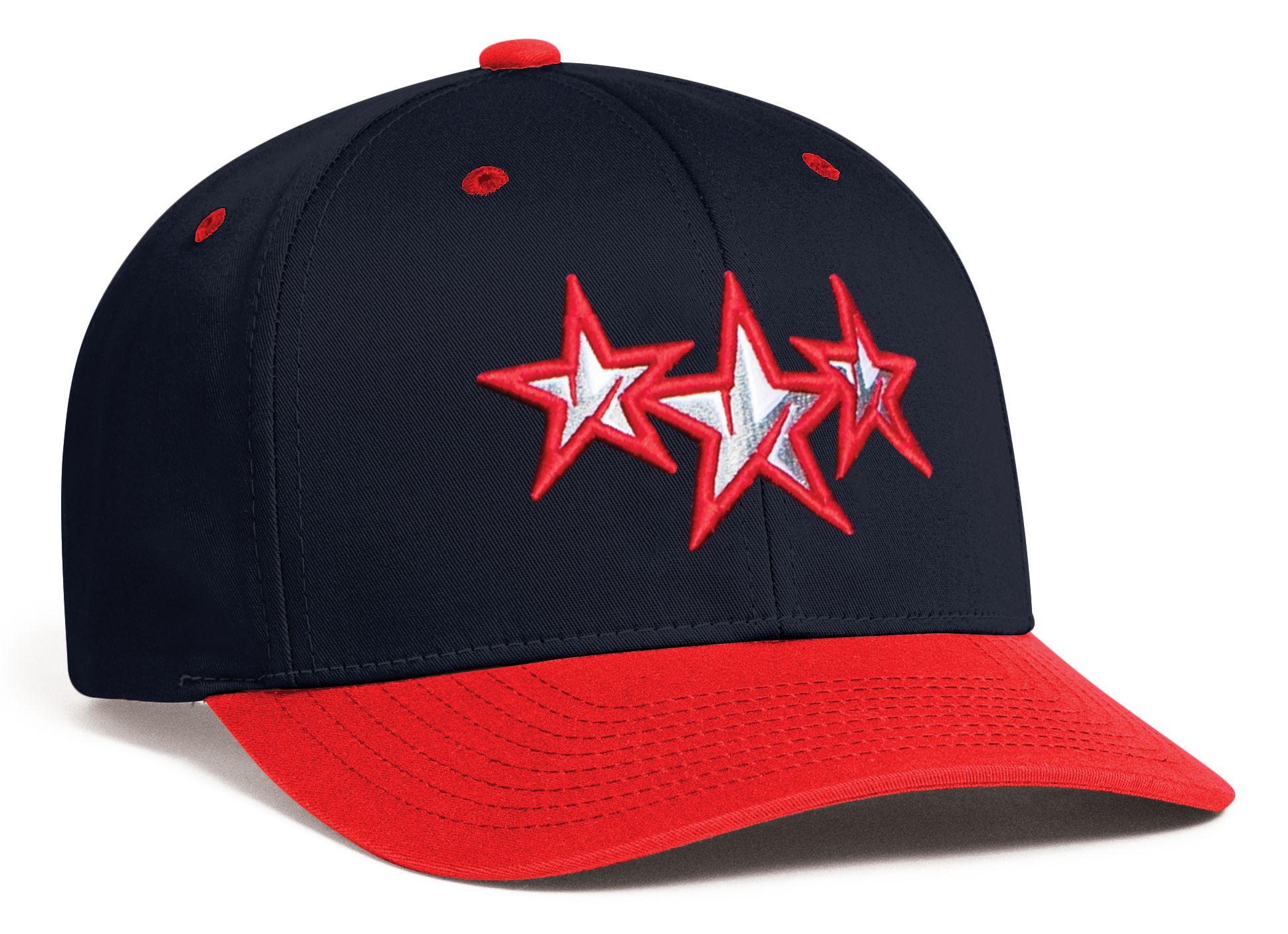 Cotton-Poly Hook-And-Loop Adjustable Cap