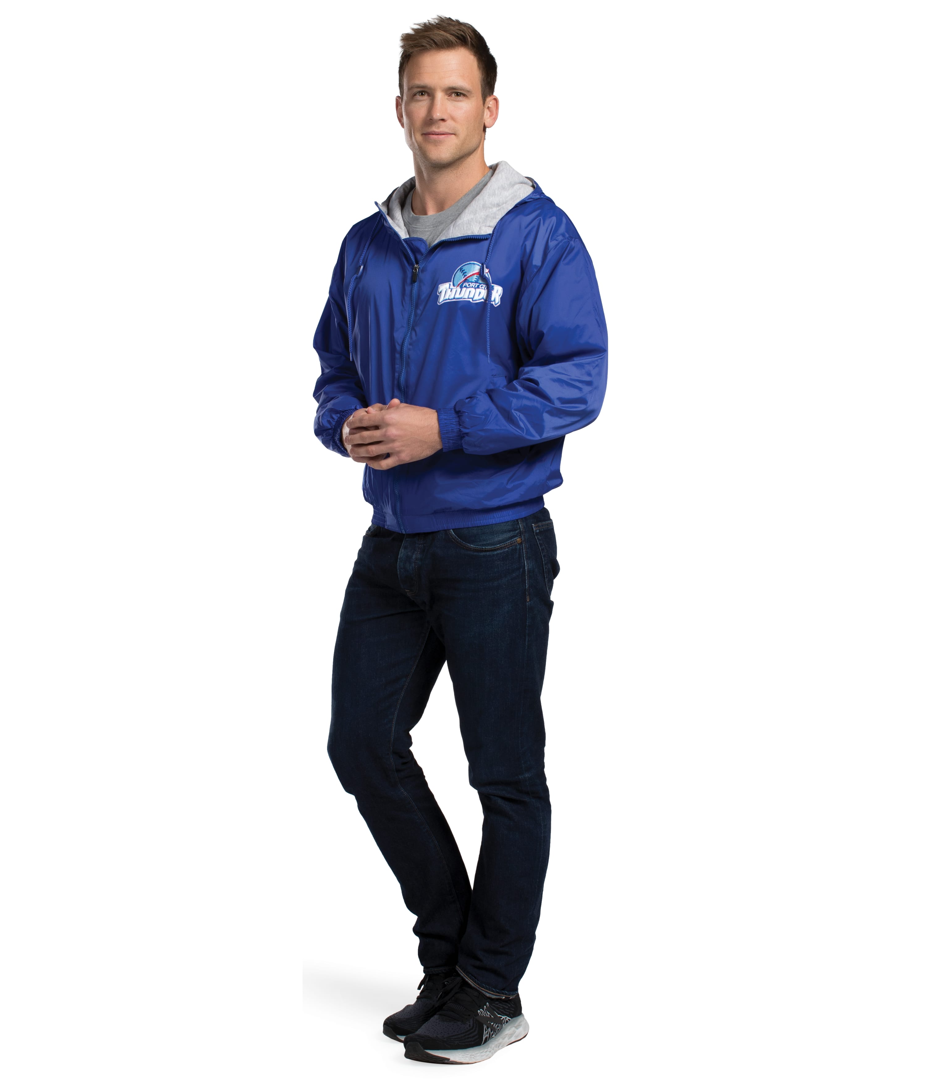 Hooded Taffeta Jacket/Fleece Lined