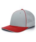 Silver/Red