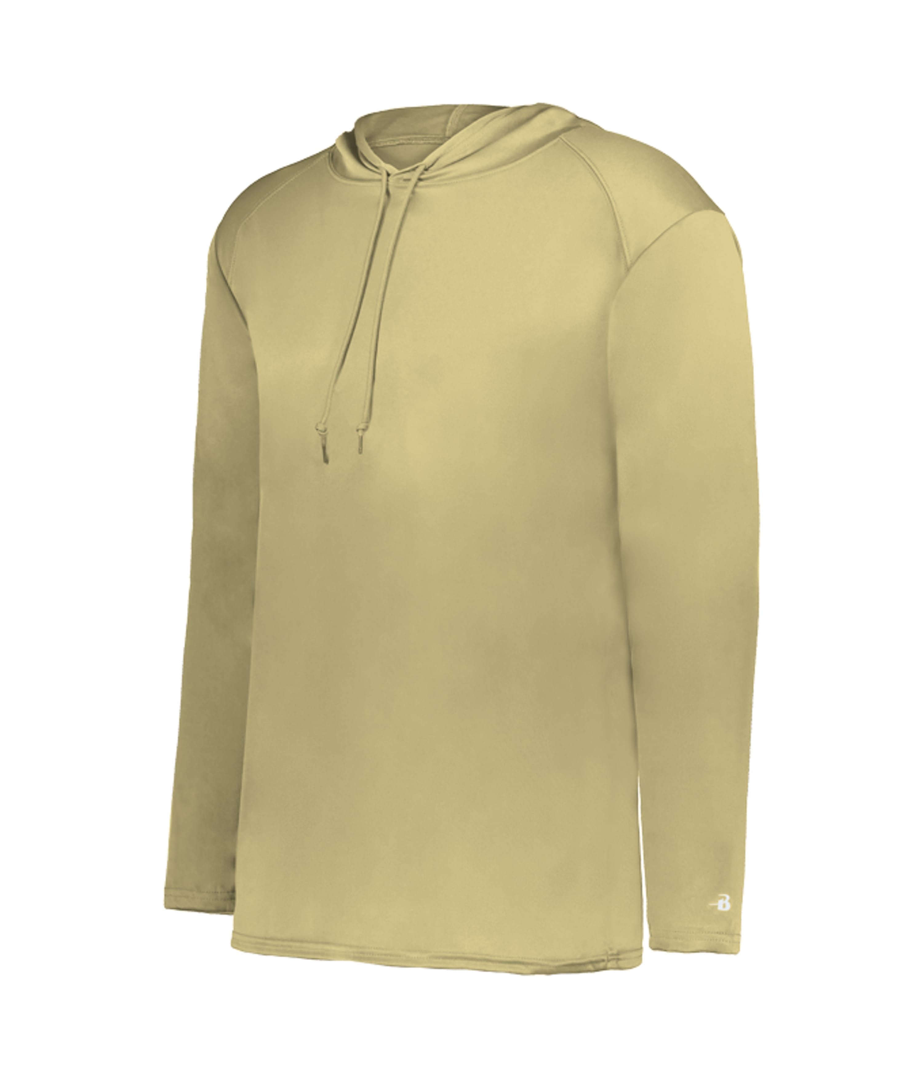 Badger Sport 410500 B-core Long Sleeve Hoodie in VEGAS GOLD