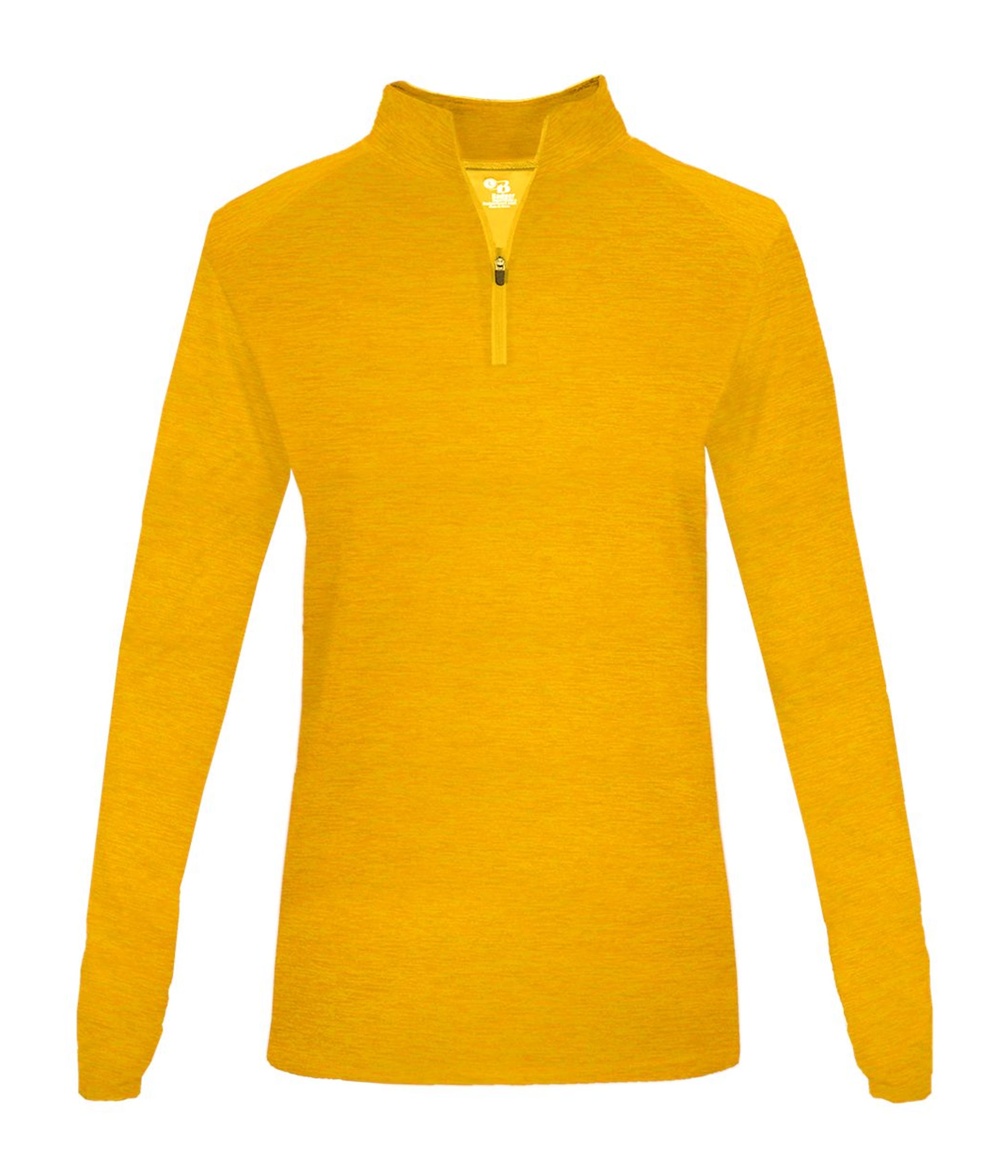 Badger Sport 417300 Tonal Blend Ladies' 1/4 Zip in GOLD TONAL BLEND (BA)