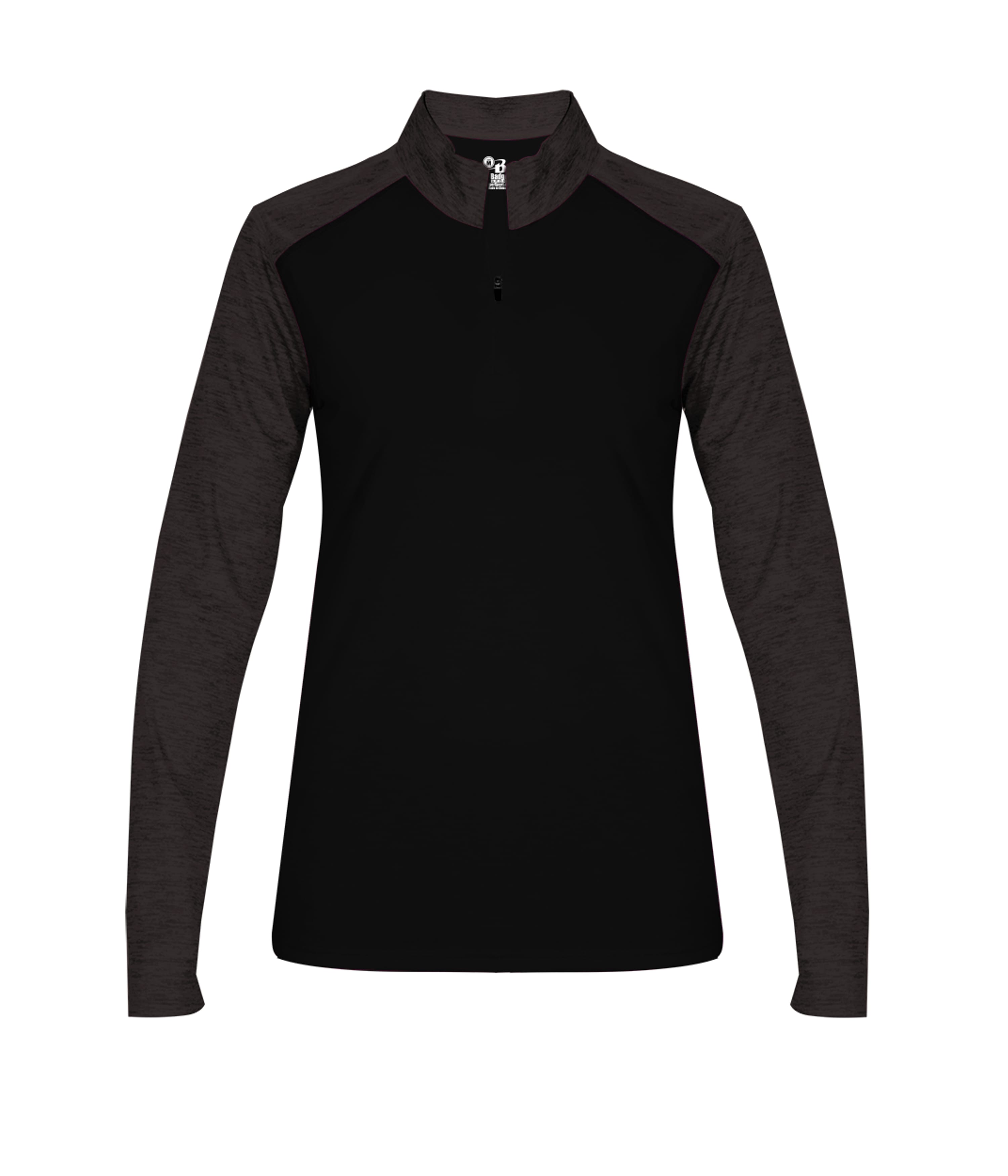 Ladies Tonal Blend 1/4 Zip Pullover