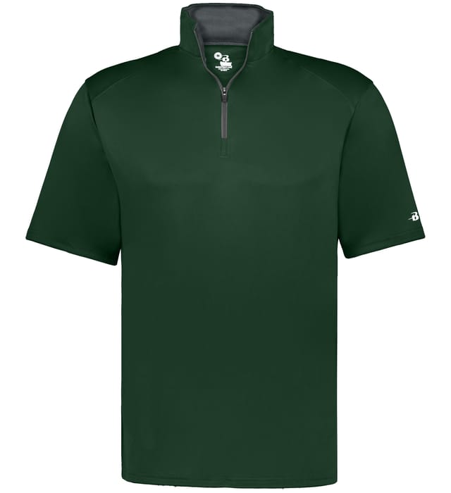 Badger Sport 419900 | B-CORE 1/4 ZIP SHORT SLEEVE PULLOVER