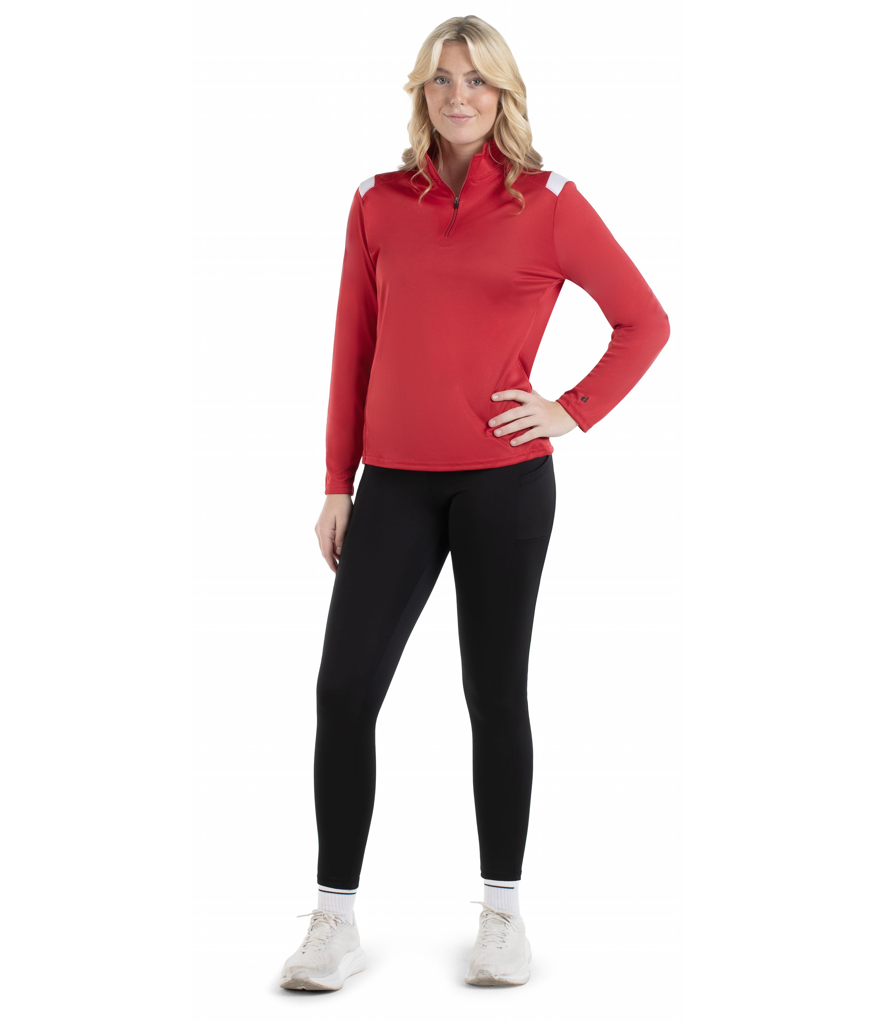 LADIES ON THE RISE 1/4 ZIP PULLOVER