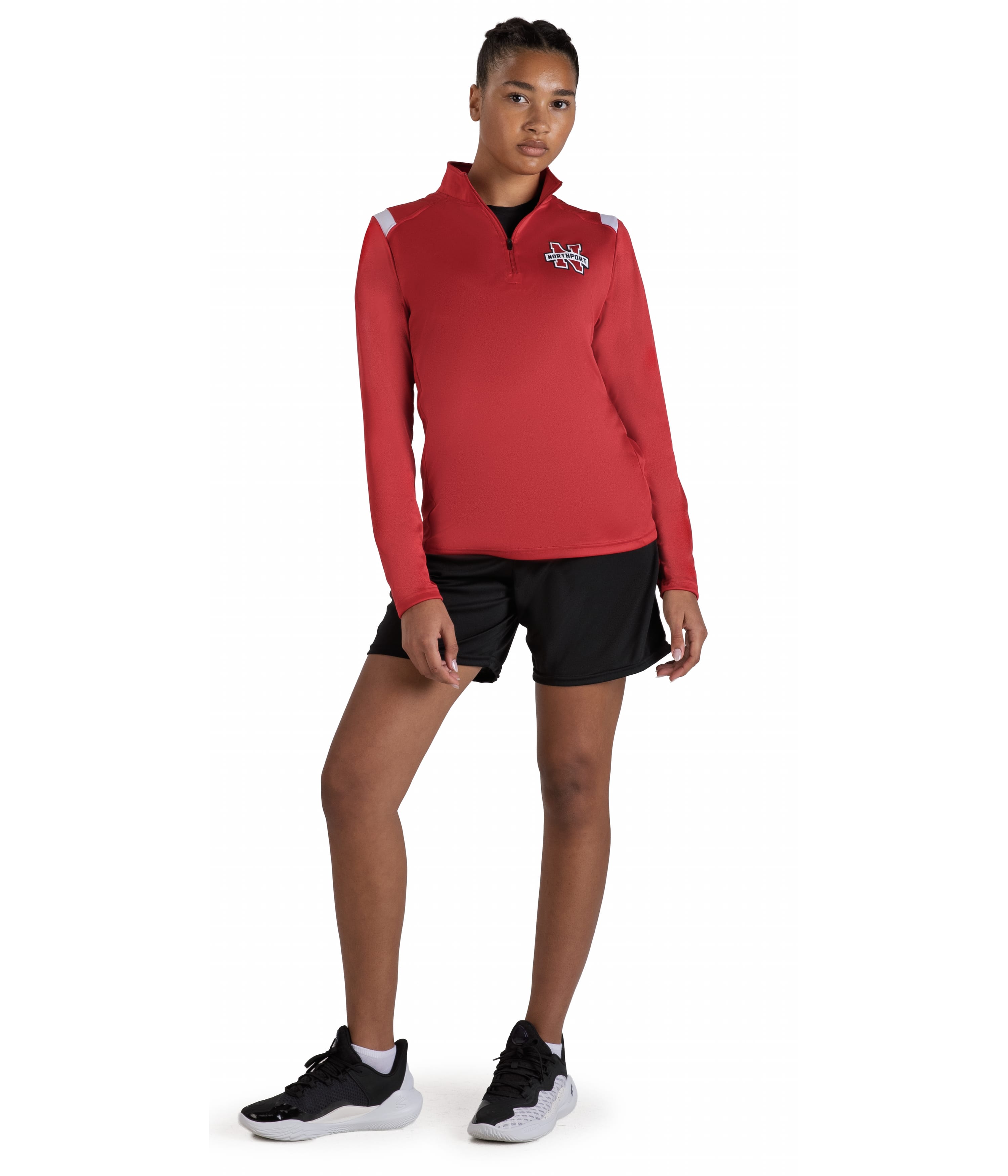 LADIES ON THE RISE 1/4 ZIP PULLOVER