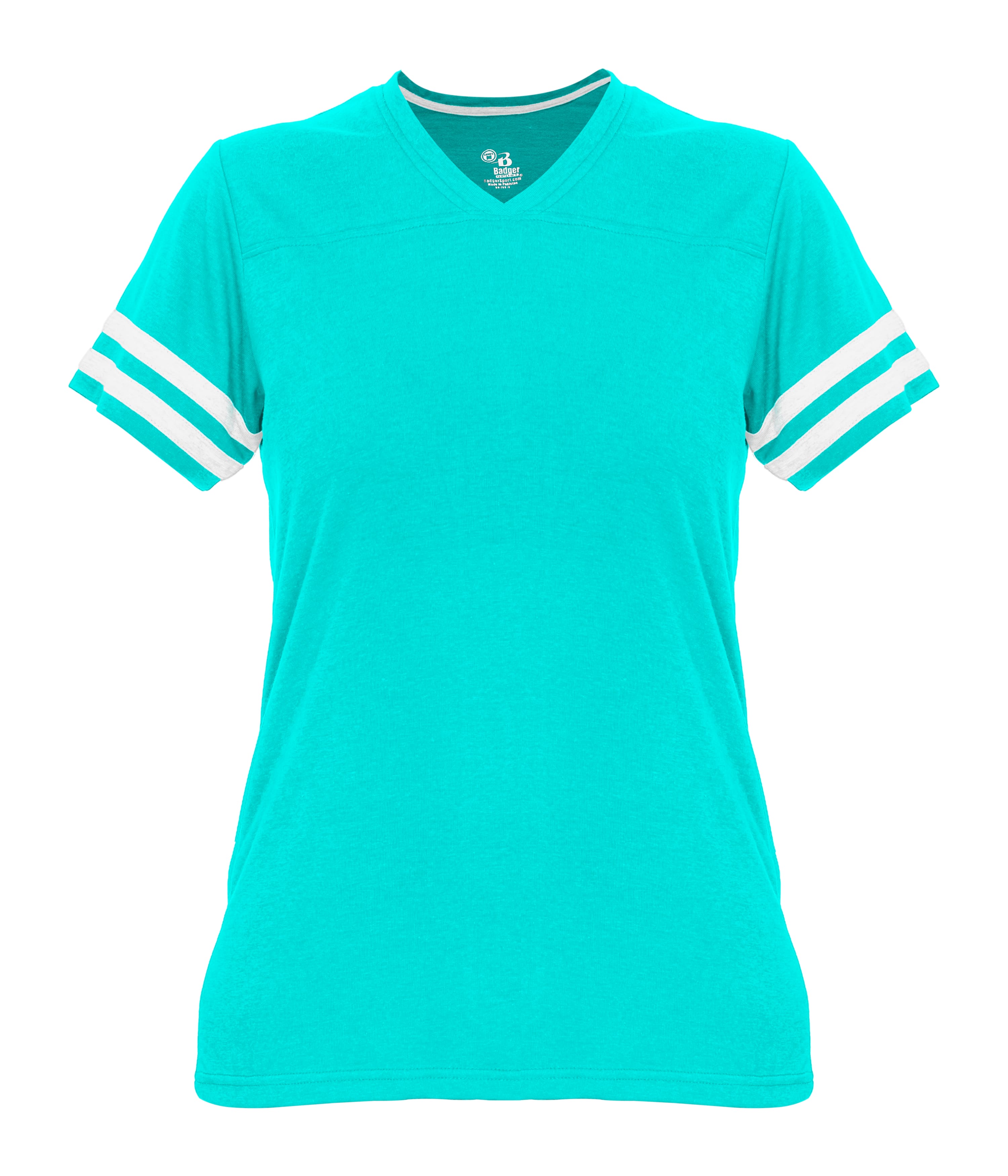 LADIES TRI-BLEND FAN TEE