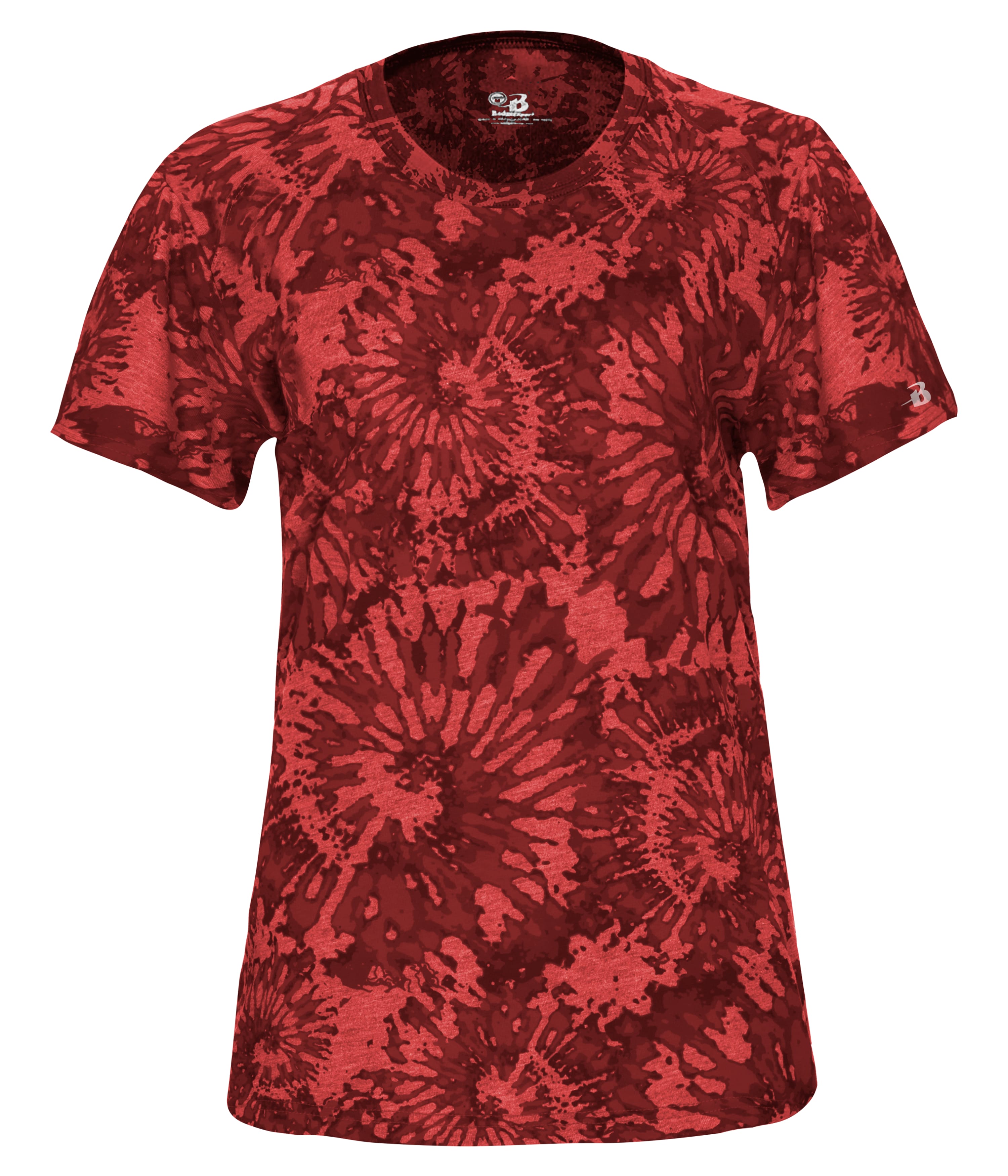 LADIES TIE-DYE TRI-BLEND TEE