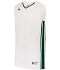 White/Dark Green