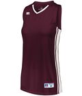Maroon/White