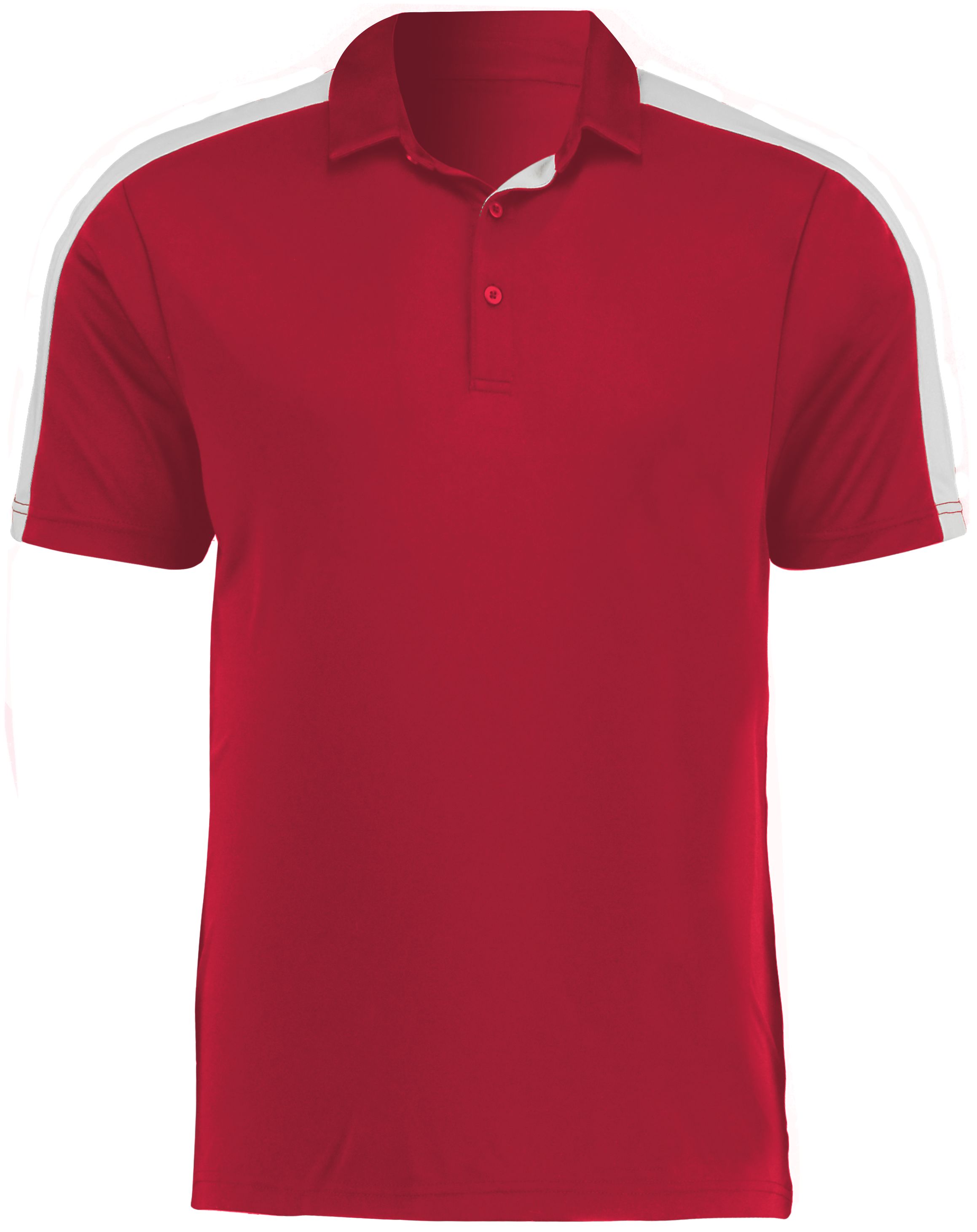 Augusta Sportswear 5028 Bi-color Vital Polo in SCARLET/WHITE