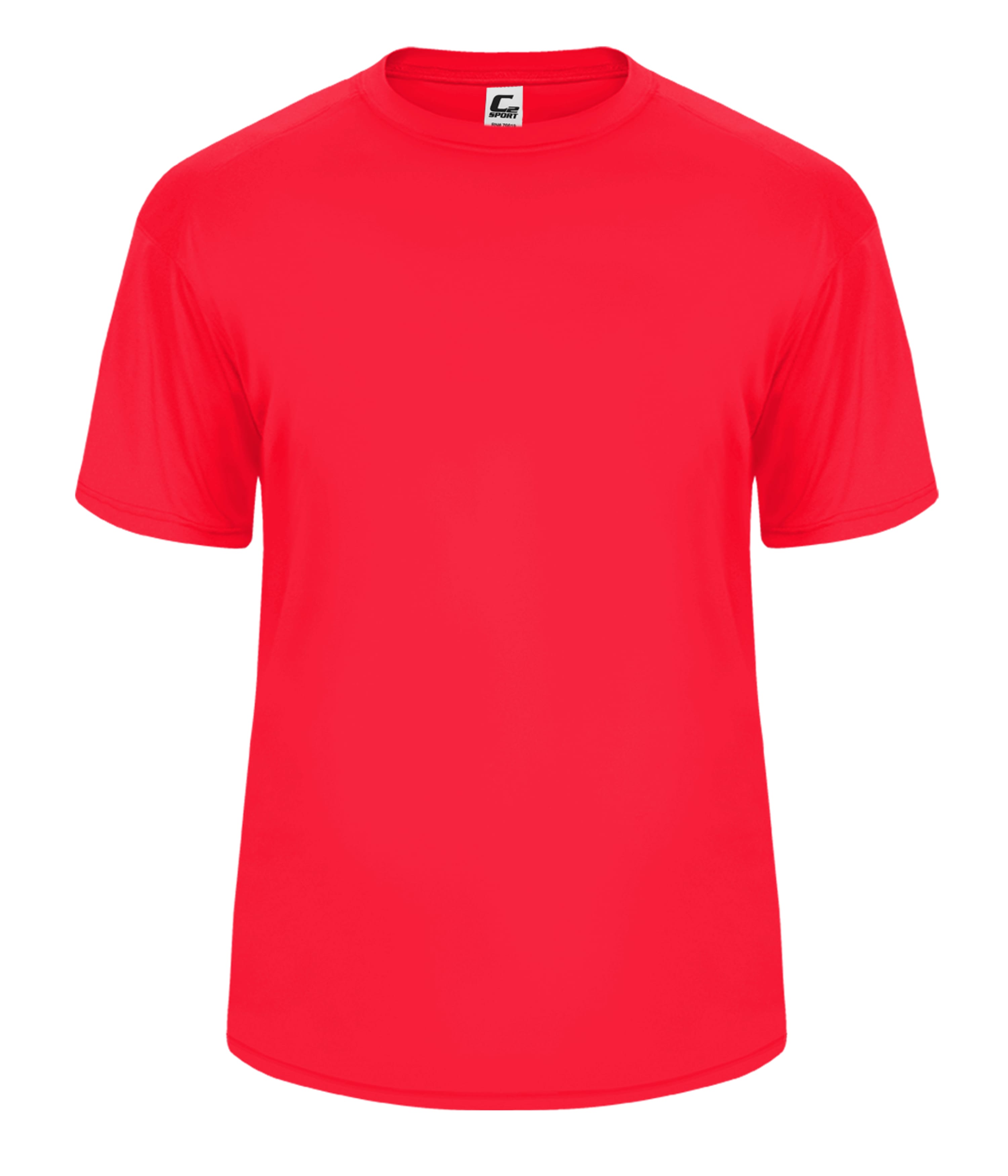 YOUTH C2 TEE - HOT CORAL (BA)