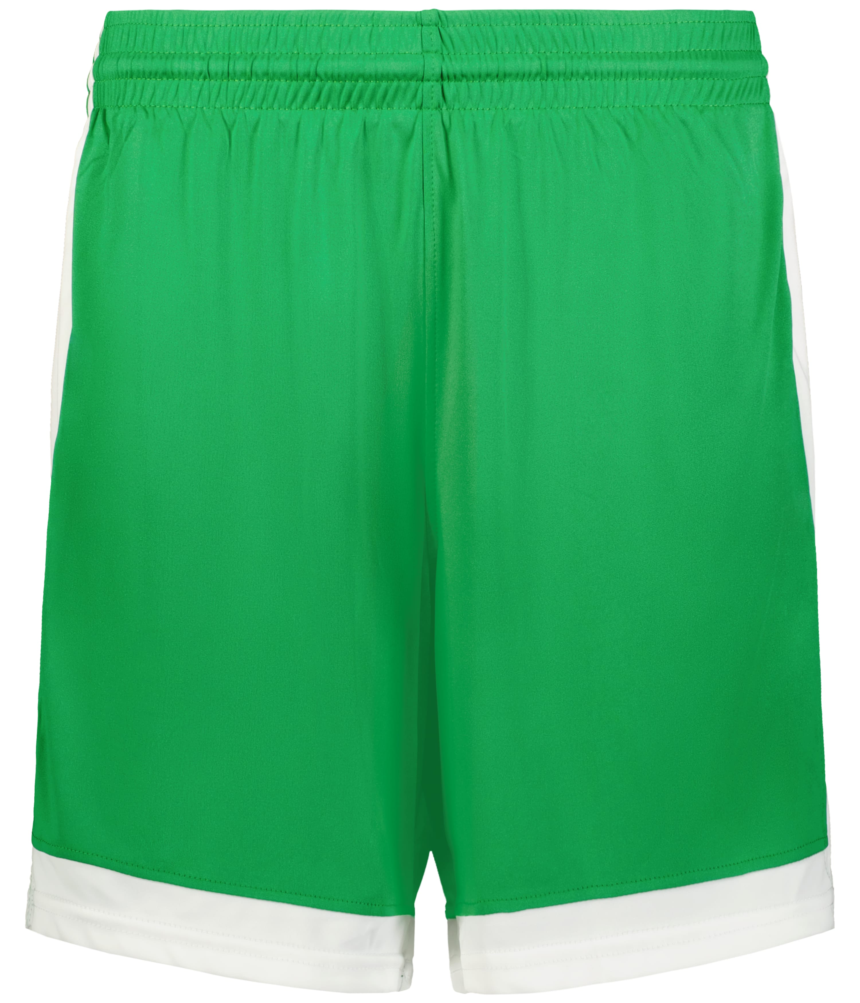 Alleson Athletic 5387P Single-ply 7in Basketball Shorts in KELLY/WHITE (BA)