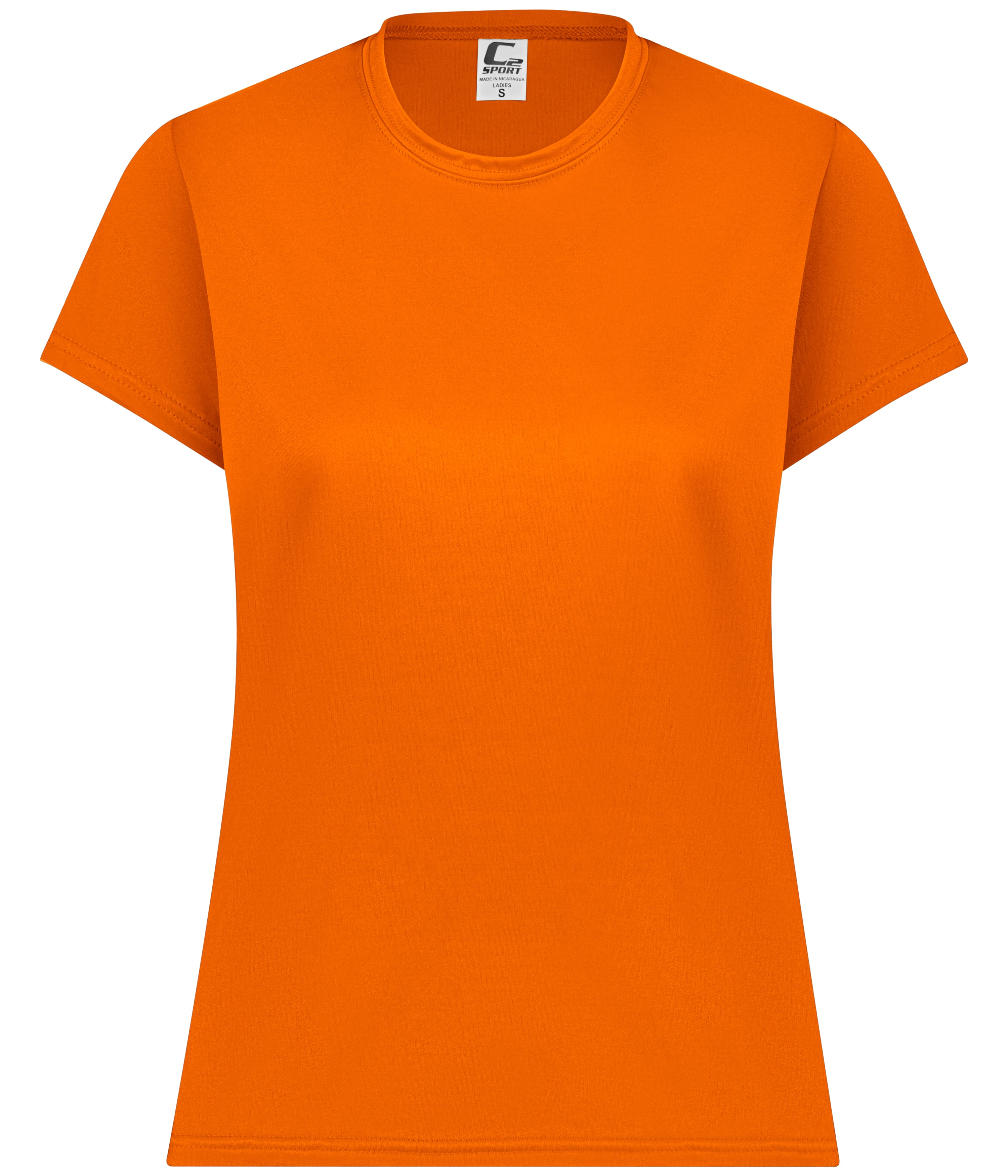 C2 Sport 560000 Ladies C2 Tee in ELECTRIC ORANGE